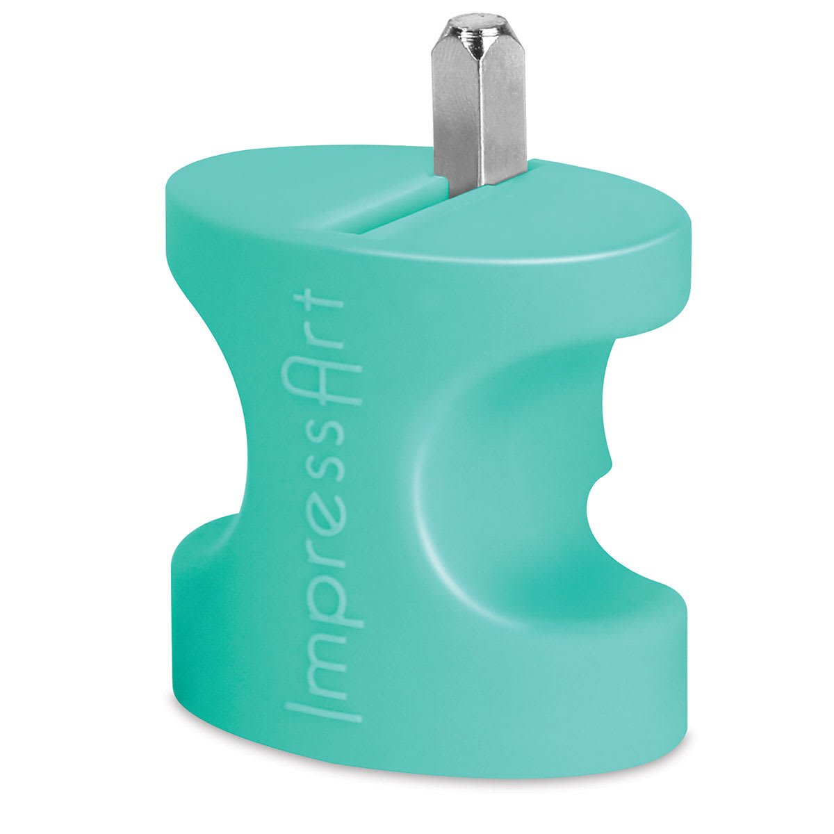 ImpressArt Simple Strike Jigs - Upright 3 mm Jig with Stamp inserted
