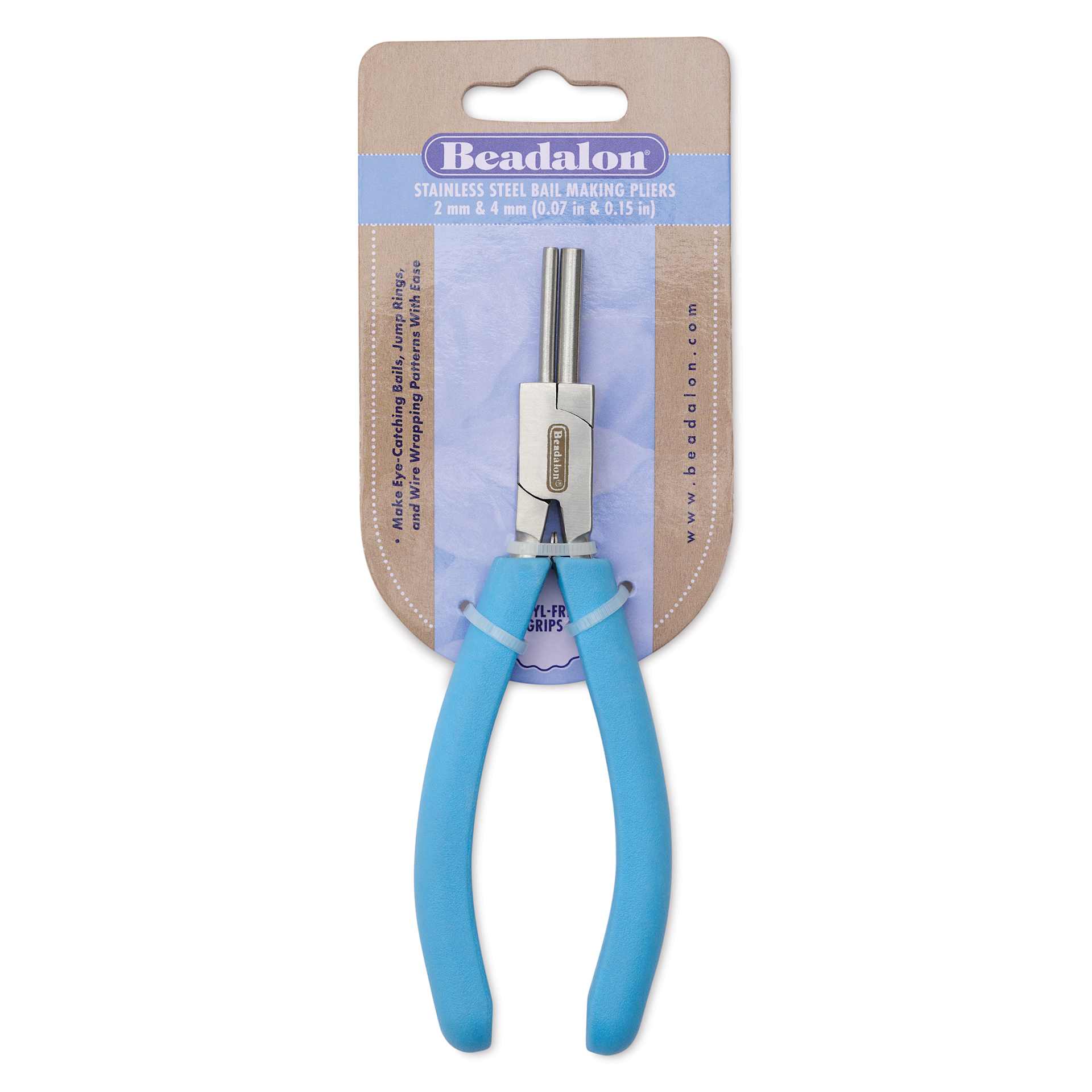 Beadalon Designer Series Bail Making Pliers - Small, 2 mm / 4 mm - front of packaging