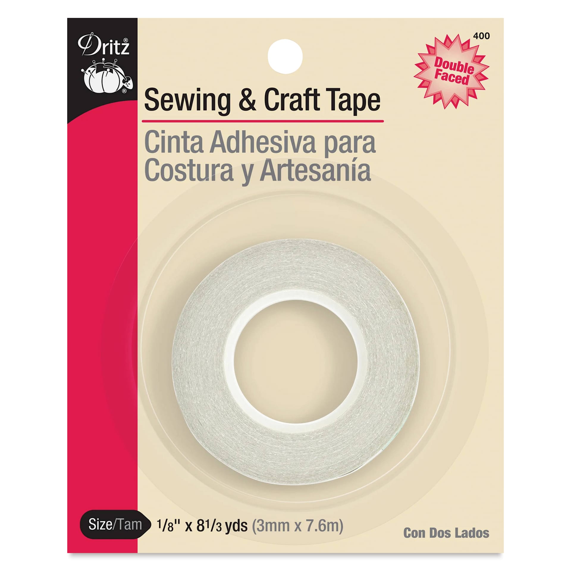 Dritz Sewing & Craft Tape front of packaging