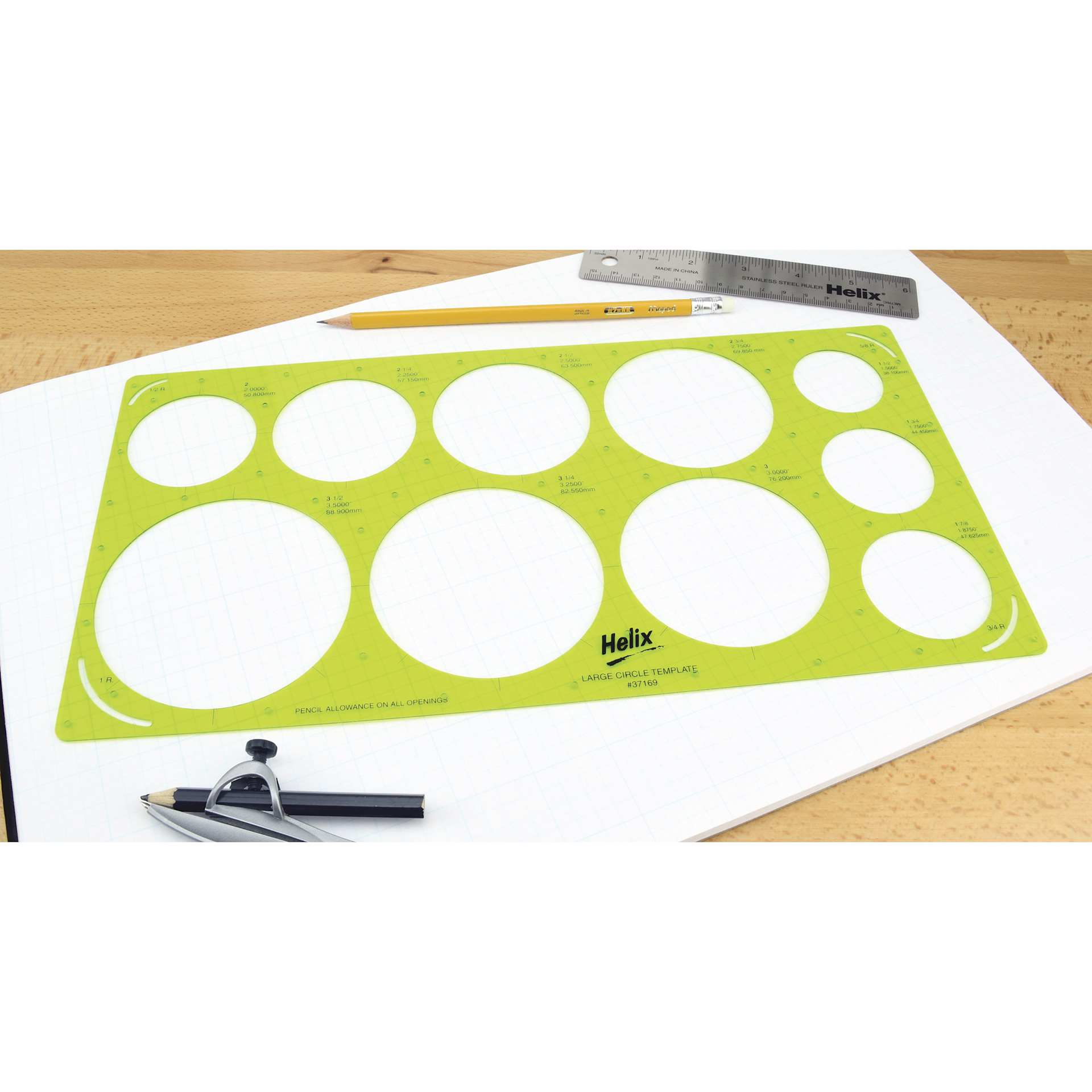 Helix Circle Template - Large Circles