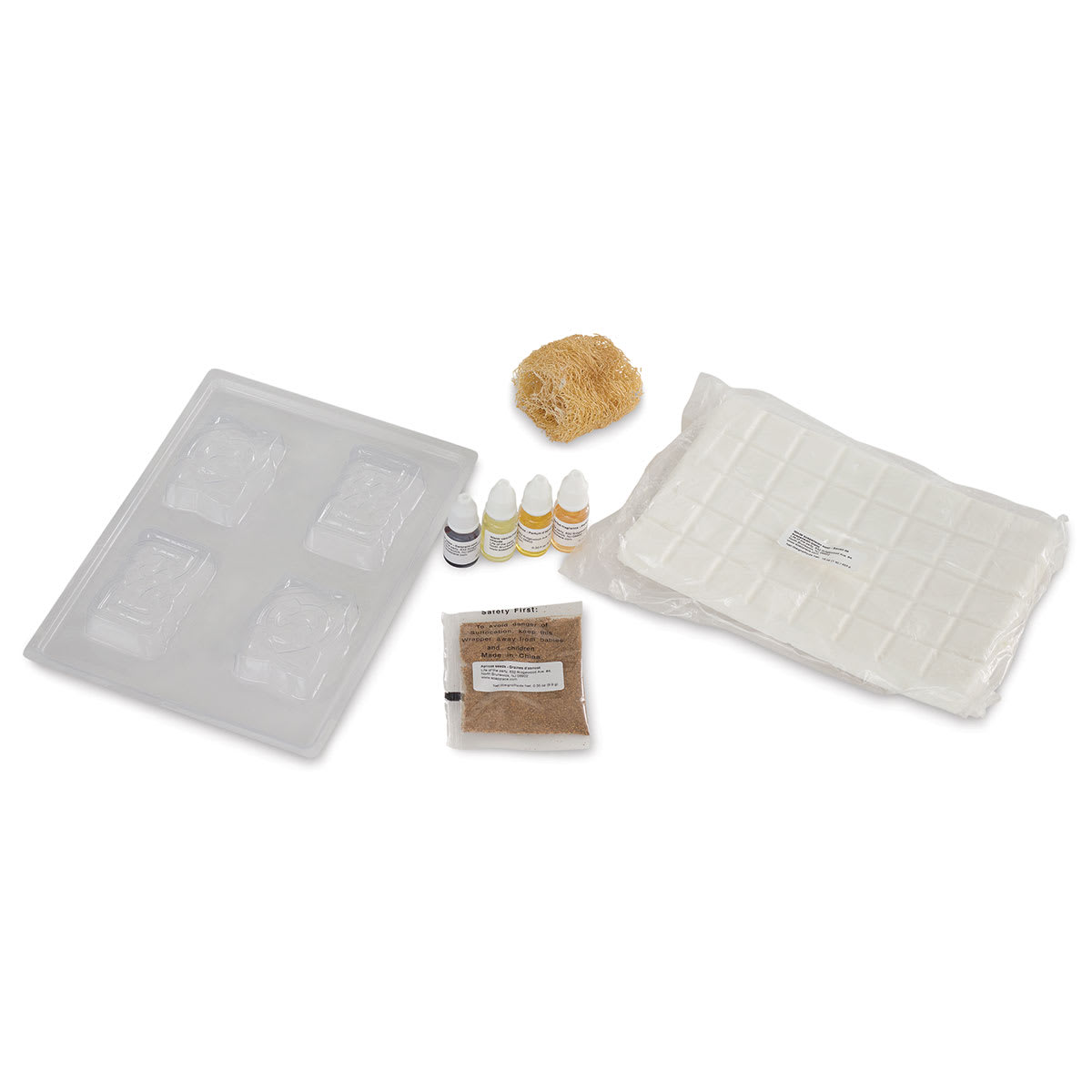 Life of the Party Botanical Soap Making Kit - Components of Kit shown
