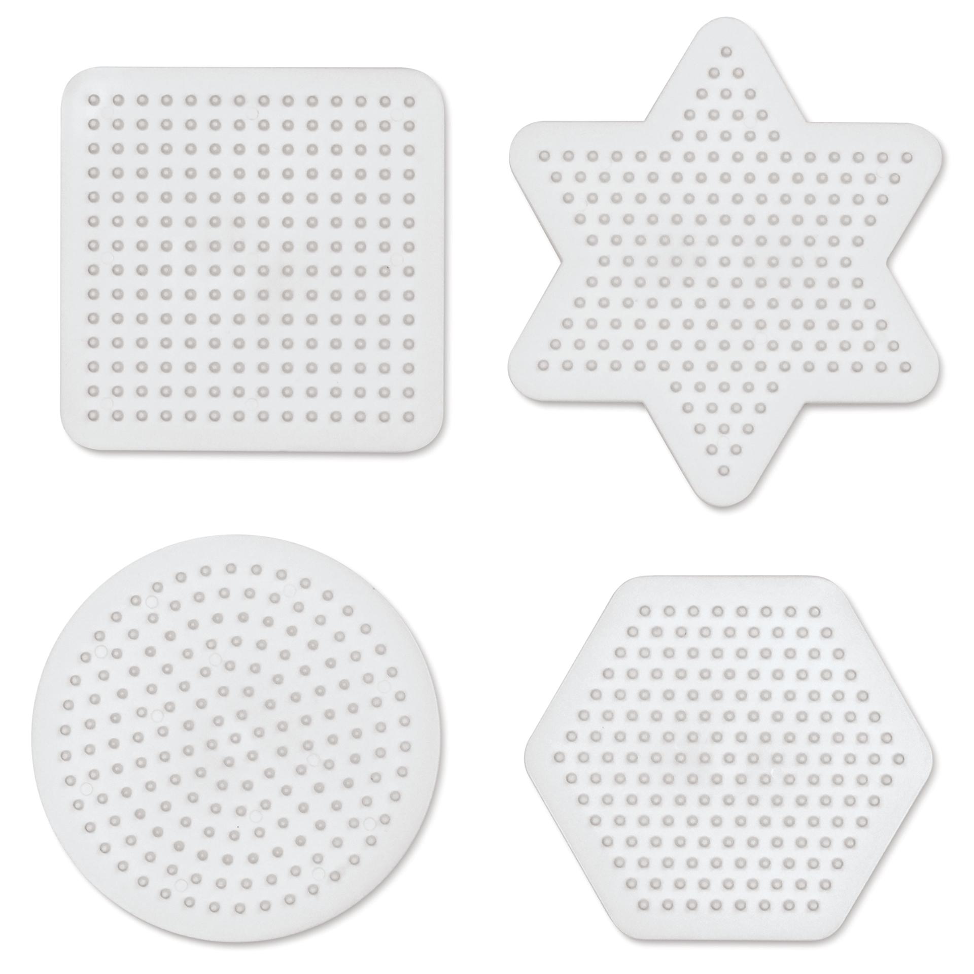 Perler Glow in the Dark Fused Bead Kit - Activity Bucket - pegboards