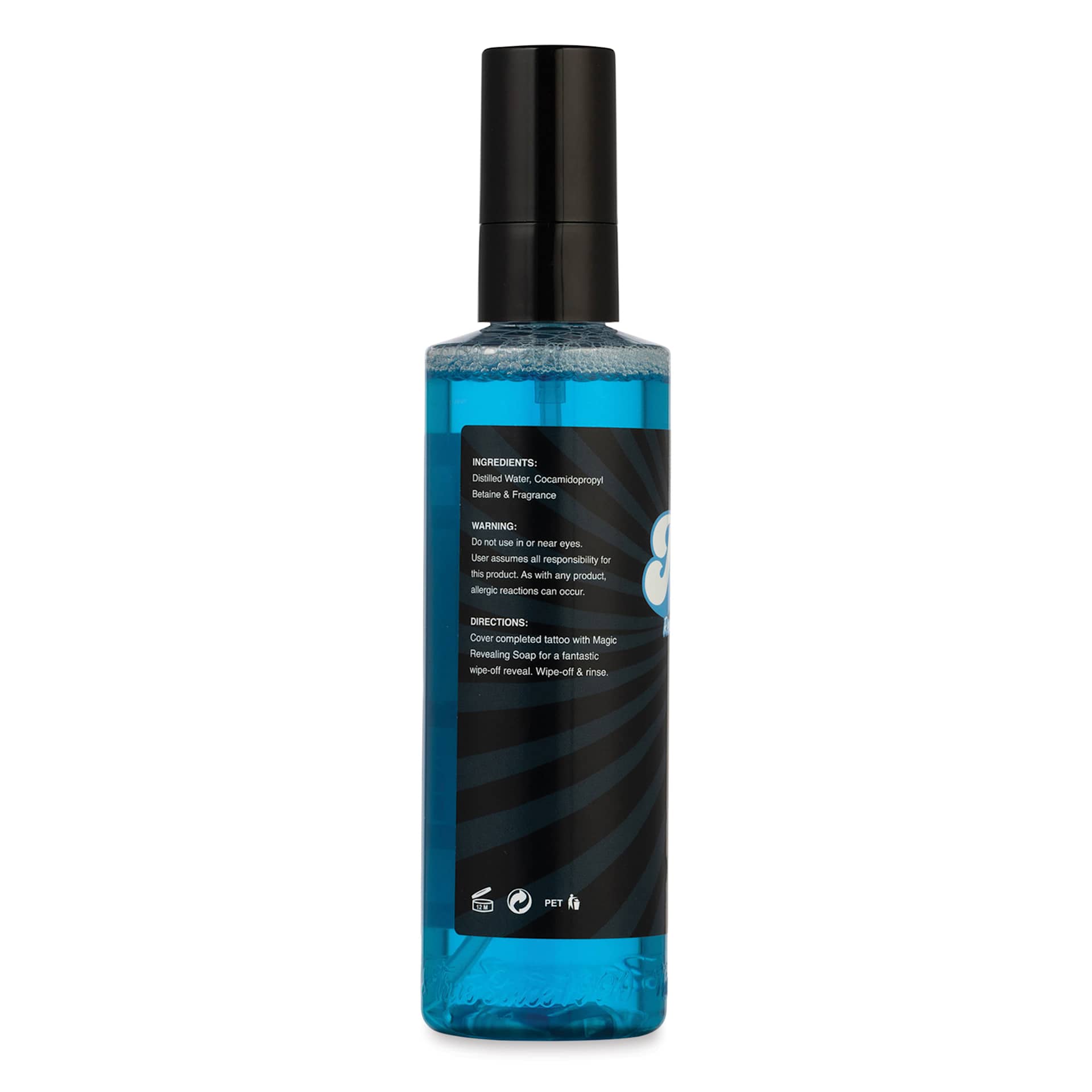 Dynamic Color Magic Revealing Soap - 8 oz, back of bottle