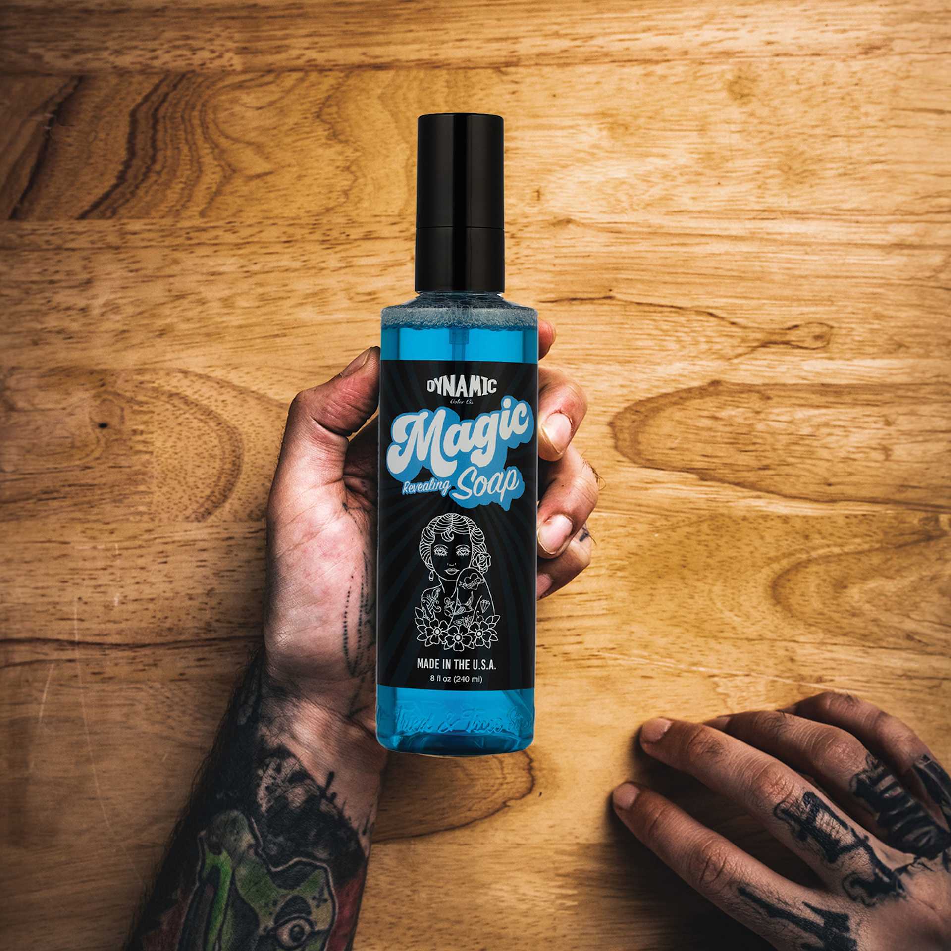 Dynamic Color Magic Revealing Soap - 8 oz, on desk