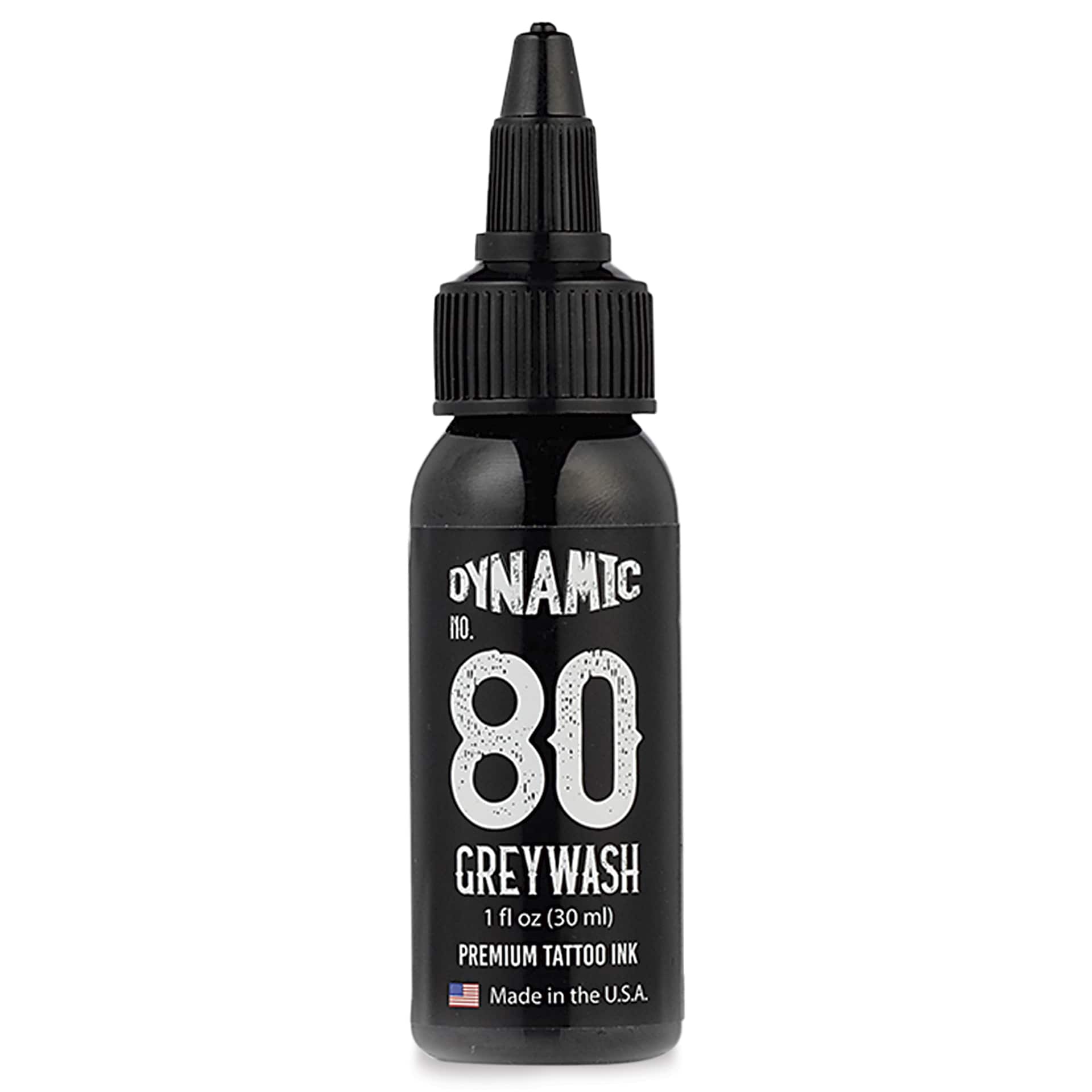 Dynamic Color Tattoo Ink - Greywash #80, 1 oz bottle