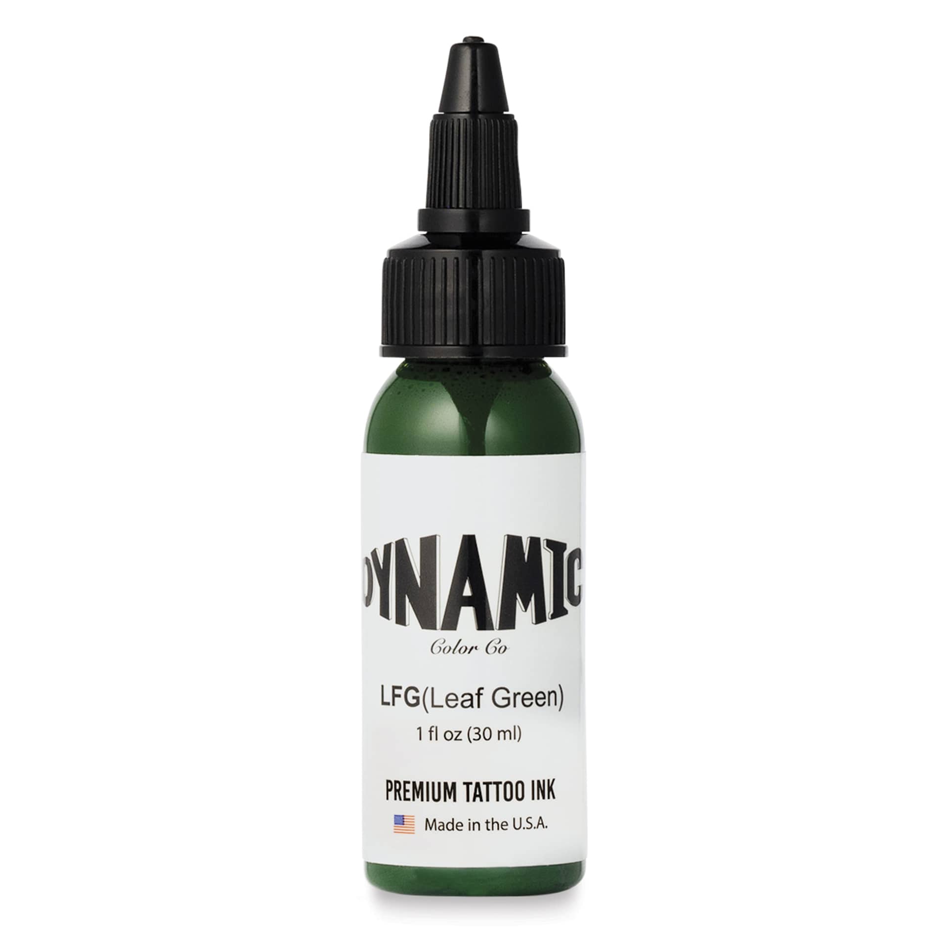 Dynamic Color Tattoo Ink - Leaf Green, 1 oz bottle