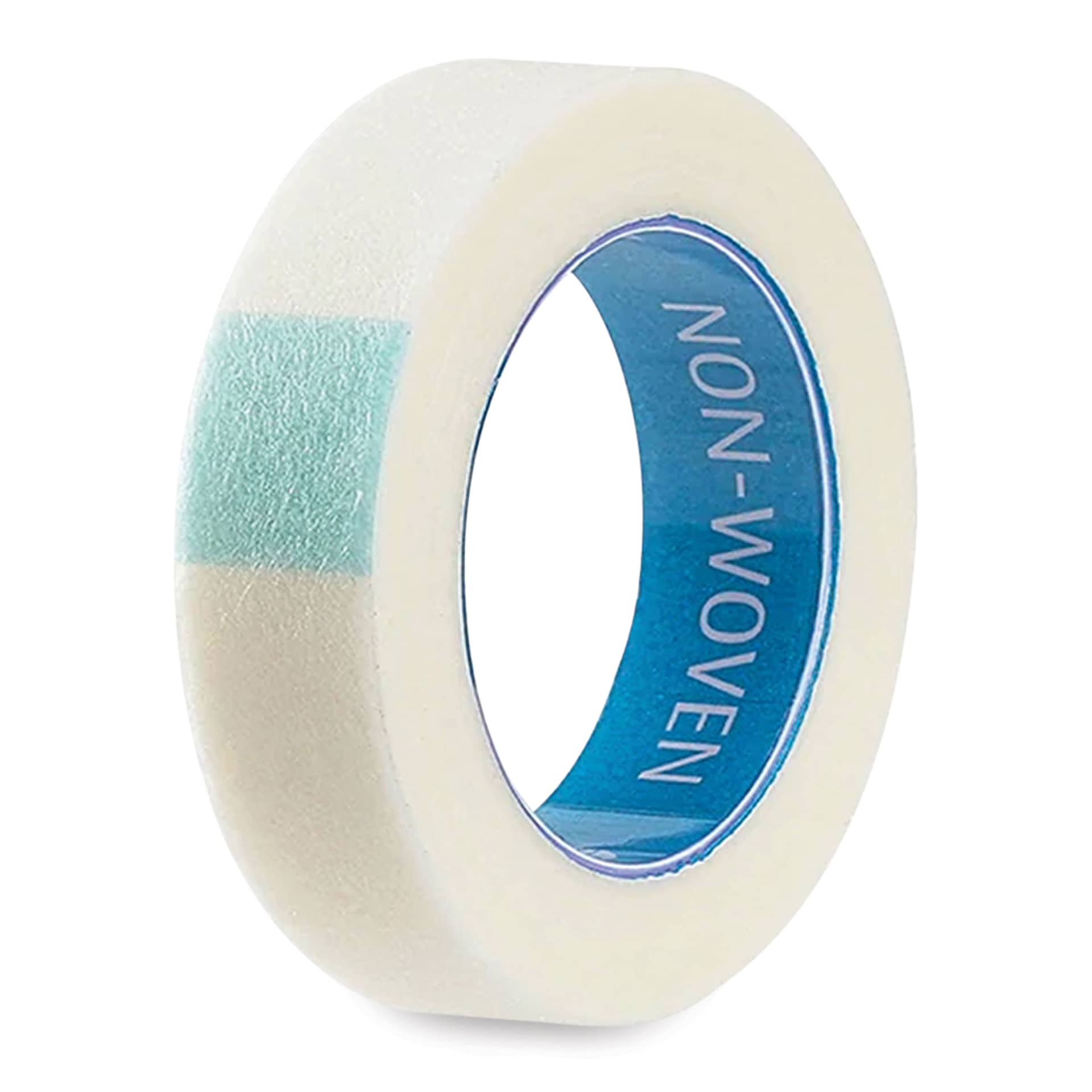 Saferly Medical Tape - 0.39" x 10 yds, Pkg of 30 Rolls, single roll out of packaging