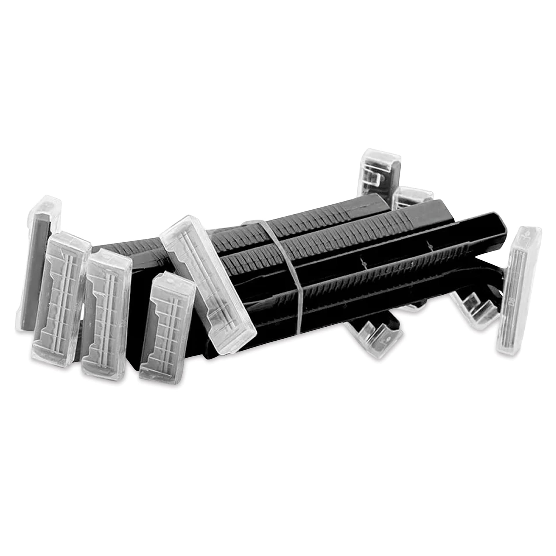 Saferly Double Blade Disposable Razors - Pkg of 100, single bundle of razors