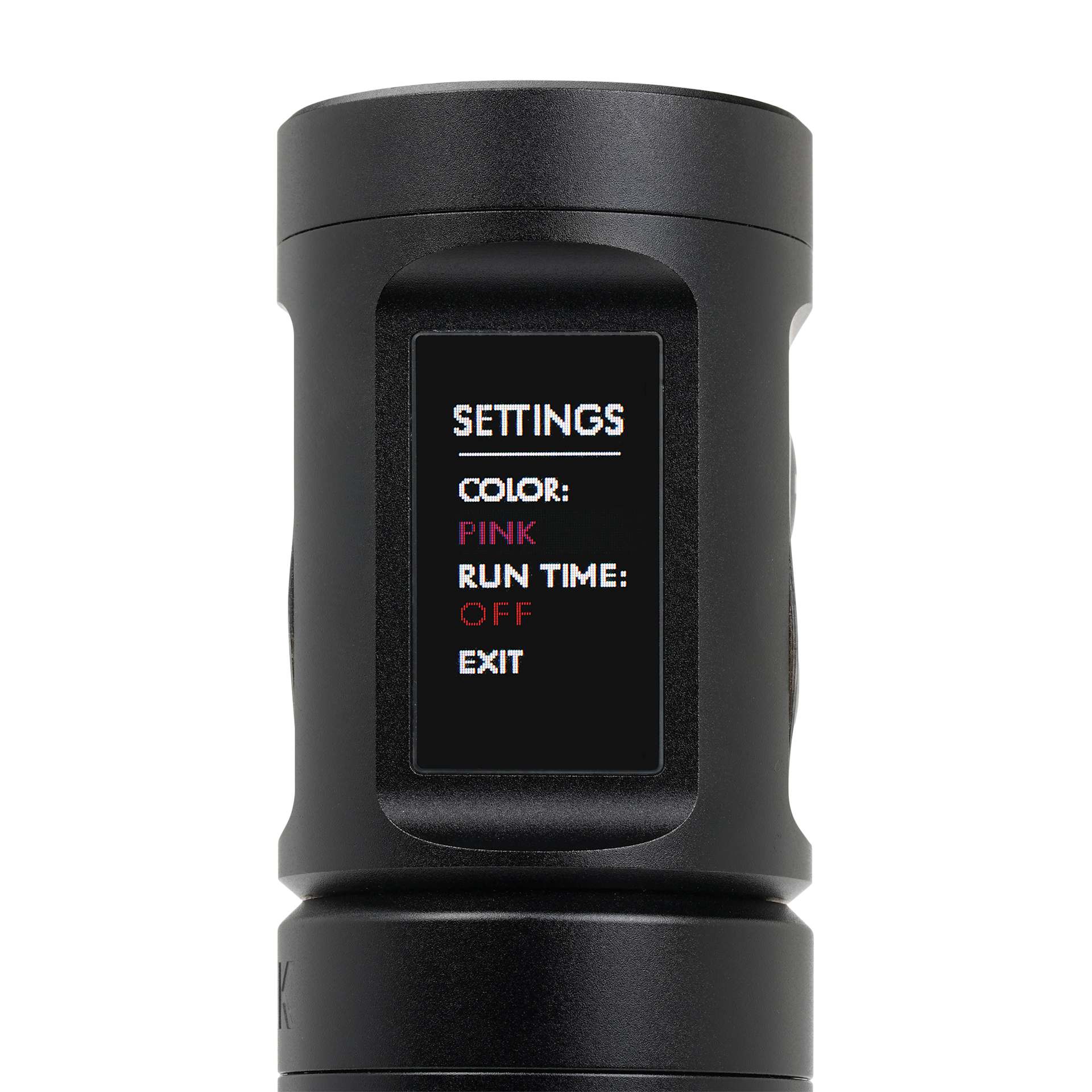 Peak Solice Pro 2 Wireless Tattoo Machine, settings menu