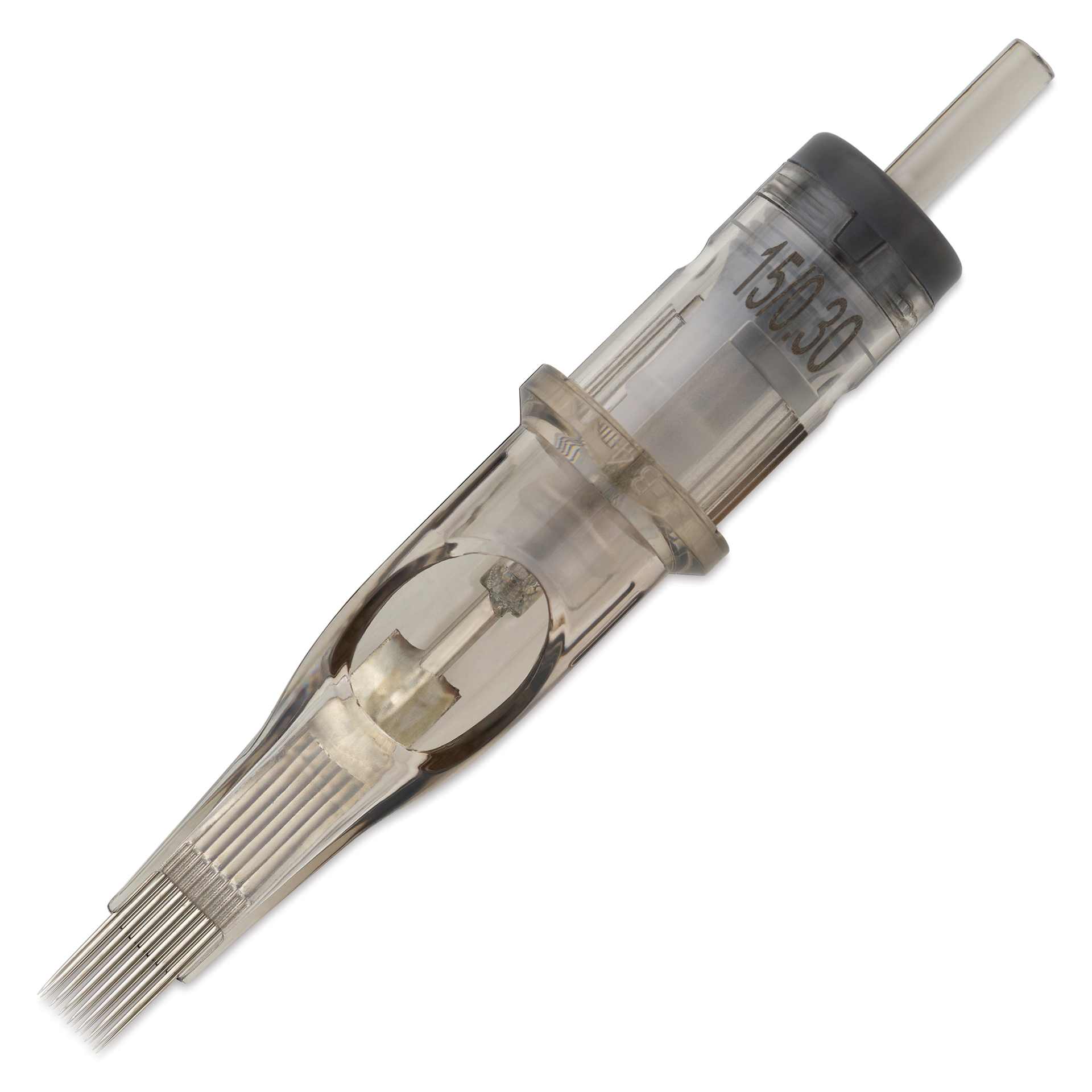 Peak Quartz Magnum Medium Taper Tattoo Needle Cartridges - #10, 15 Needles, Pkg of 20, single needle