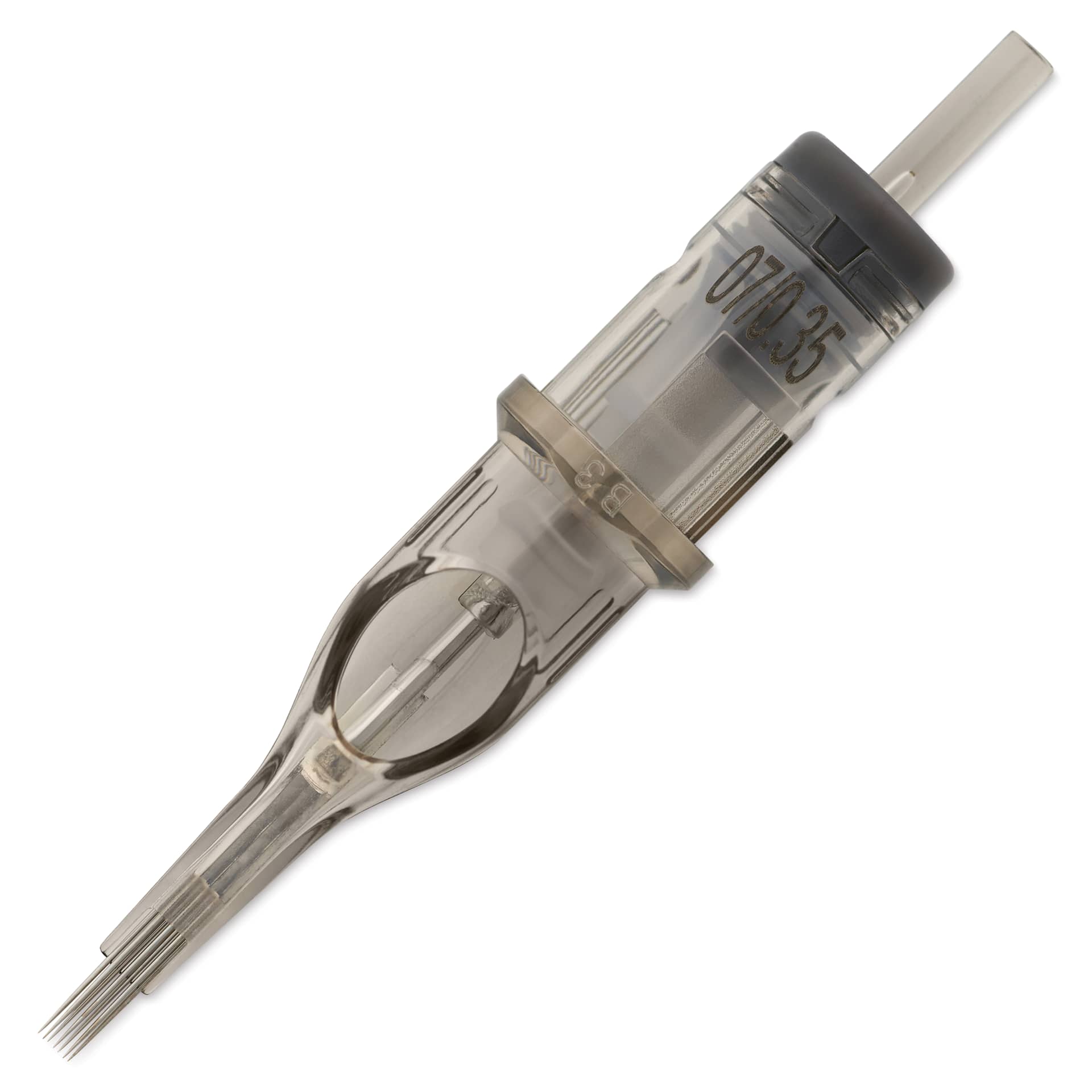 Peak Quartz Magnum Long Taper Tattoo Needle Cartridges - #12, 7 Needles, Pkg of 20, single needle