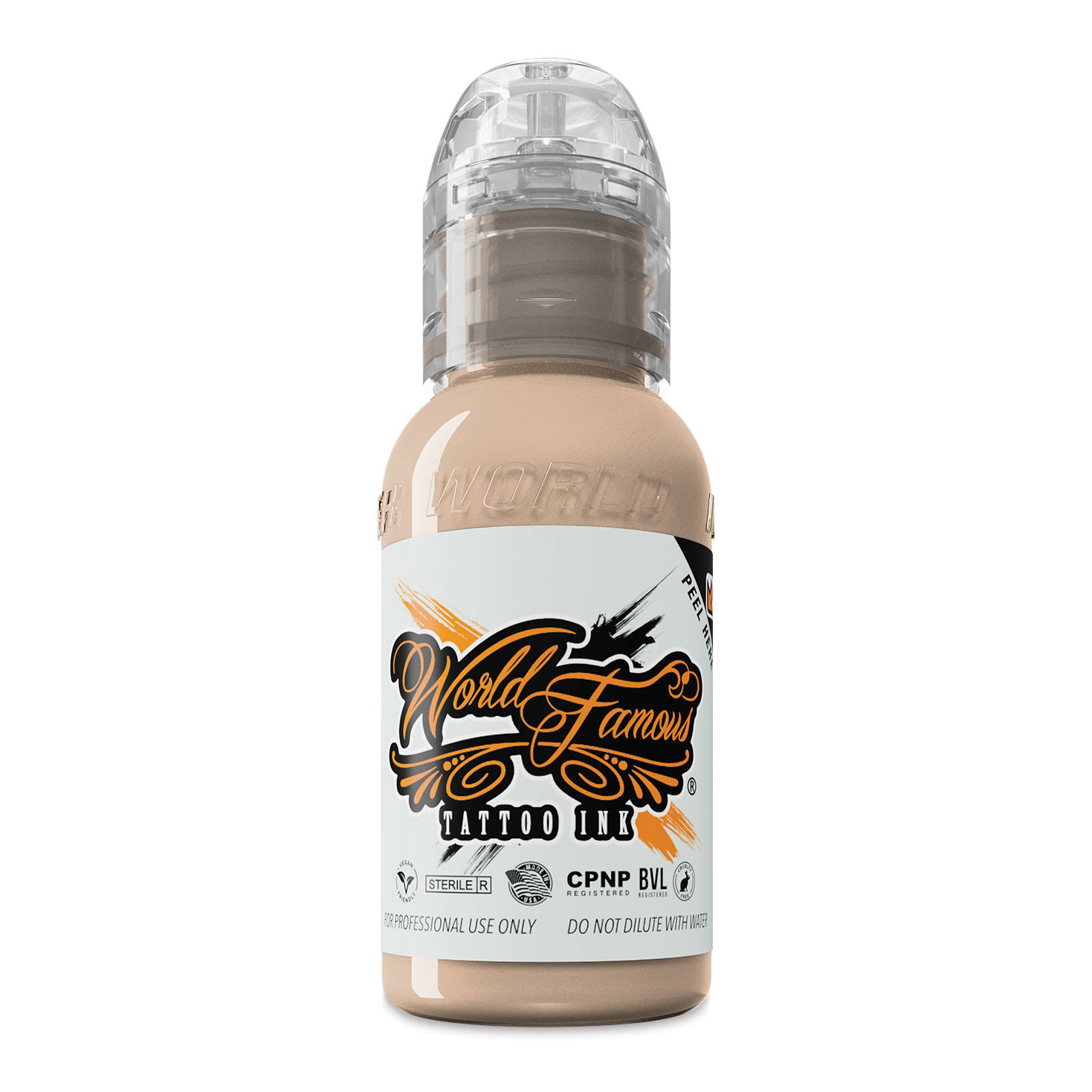 World Famous Tattoo Ink - Mona Lisa Skin, 1 oz bottle