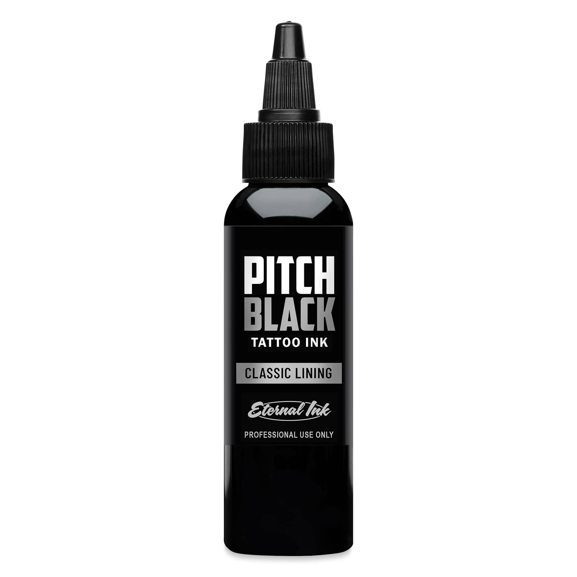 Eternal Ink Pitch Black Classic Lining Tattoo Ink - 2 oz bottle