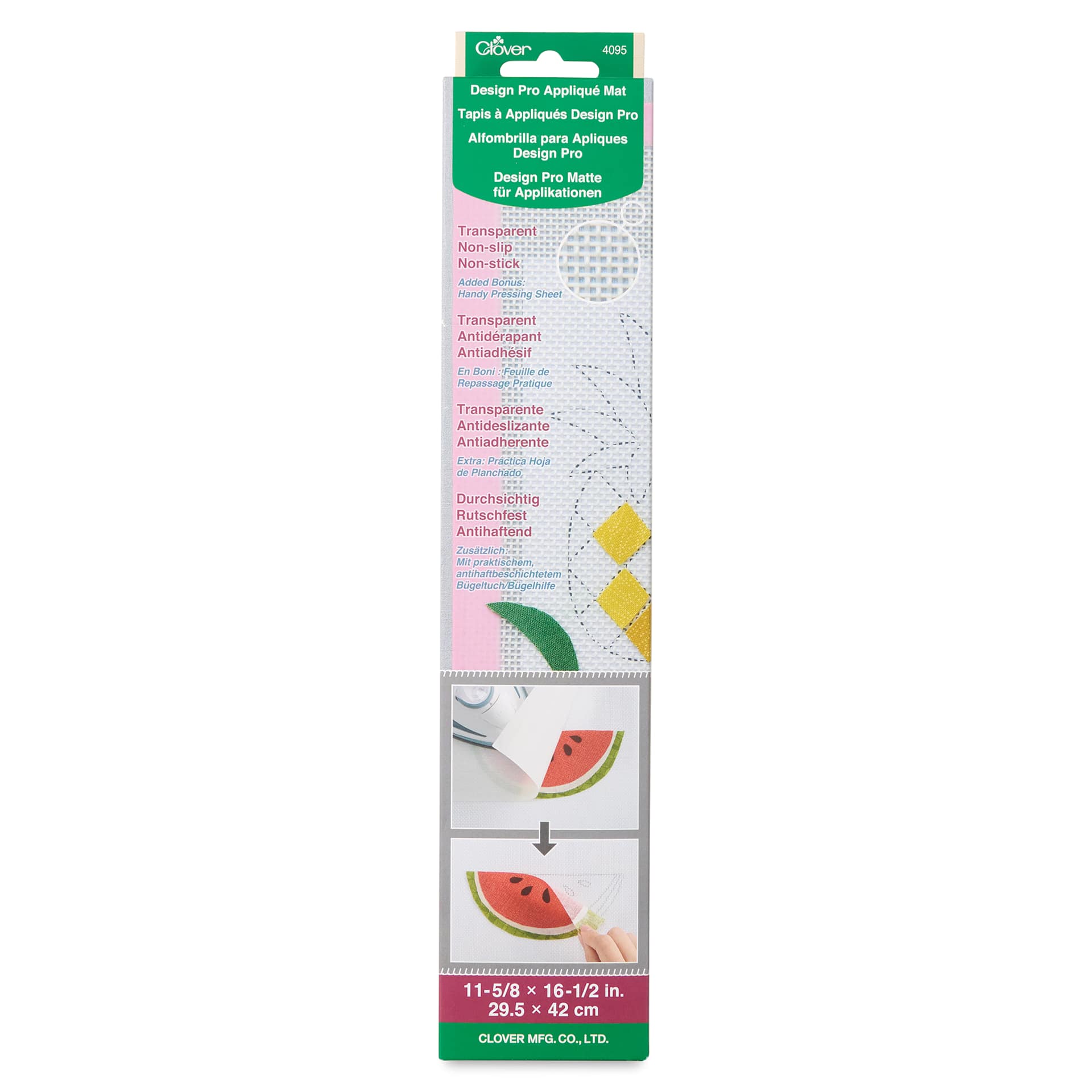 Clover Design Pro Appliqué Mat, front of the packaging