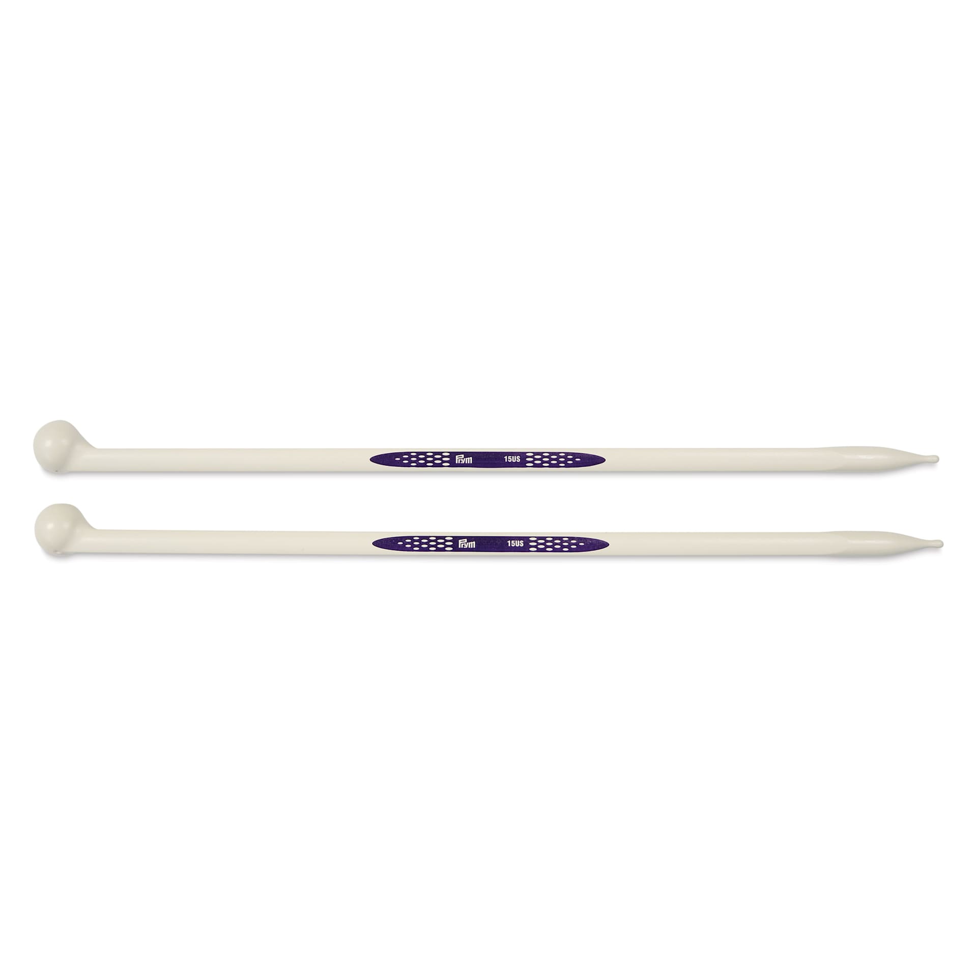 Prym Ergonomics Single Point Knitting Needles - Size 15, 14"