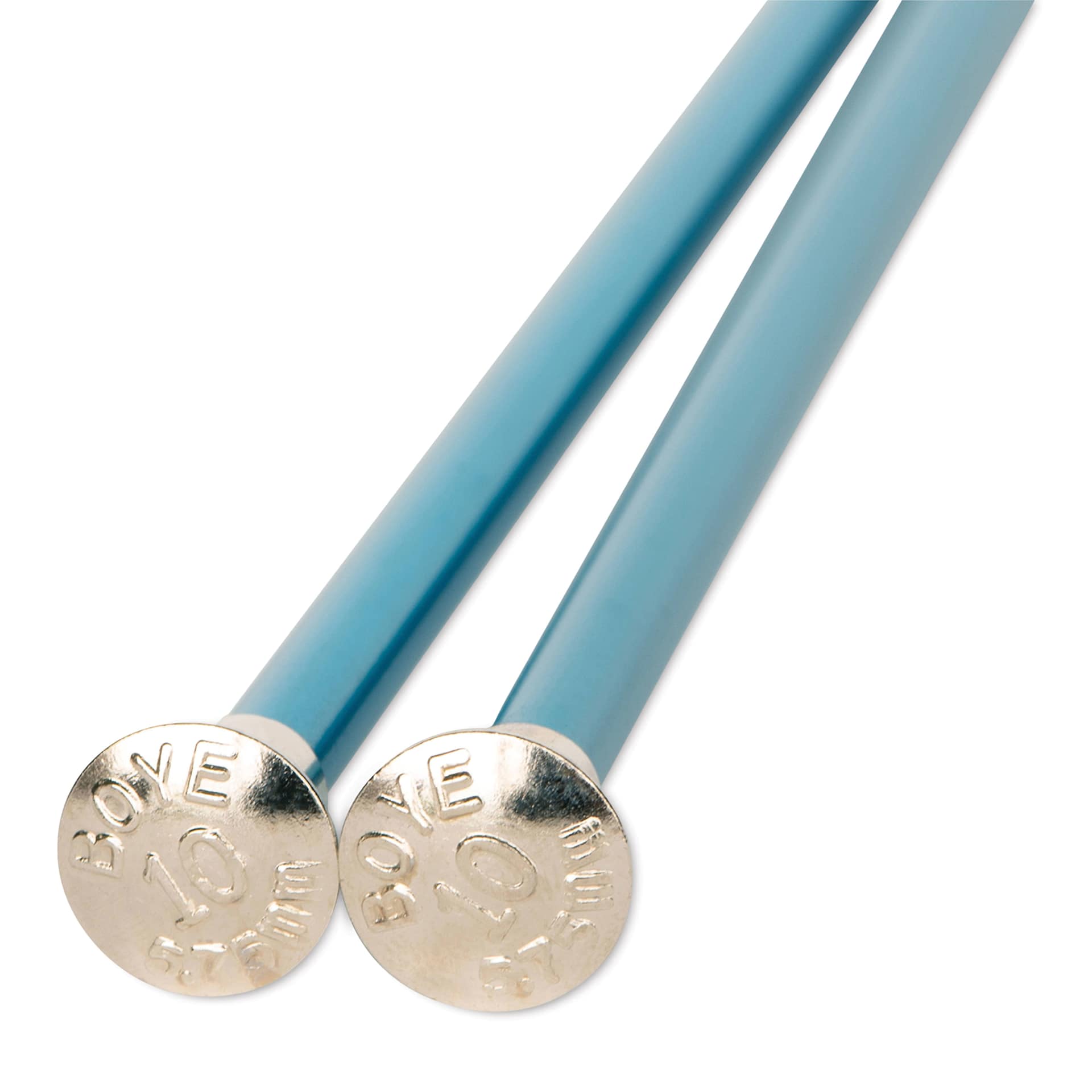 Boye Aluminum Knitting Needle - US 10 - close-up