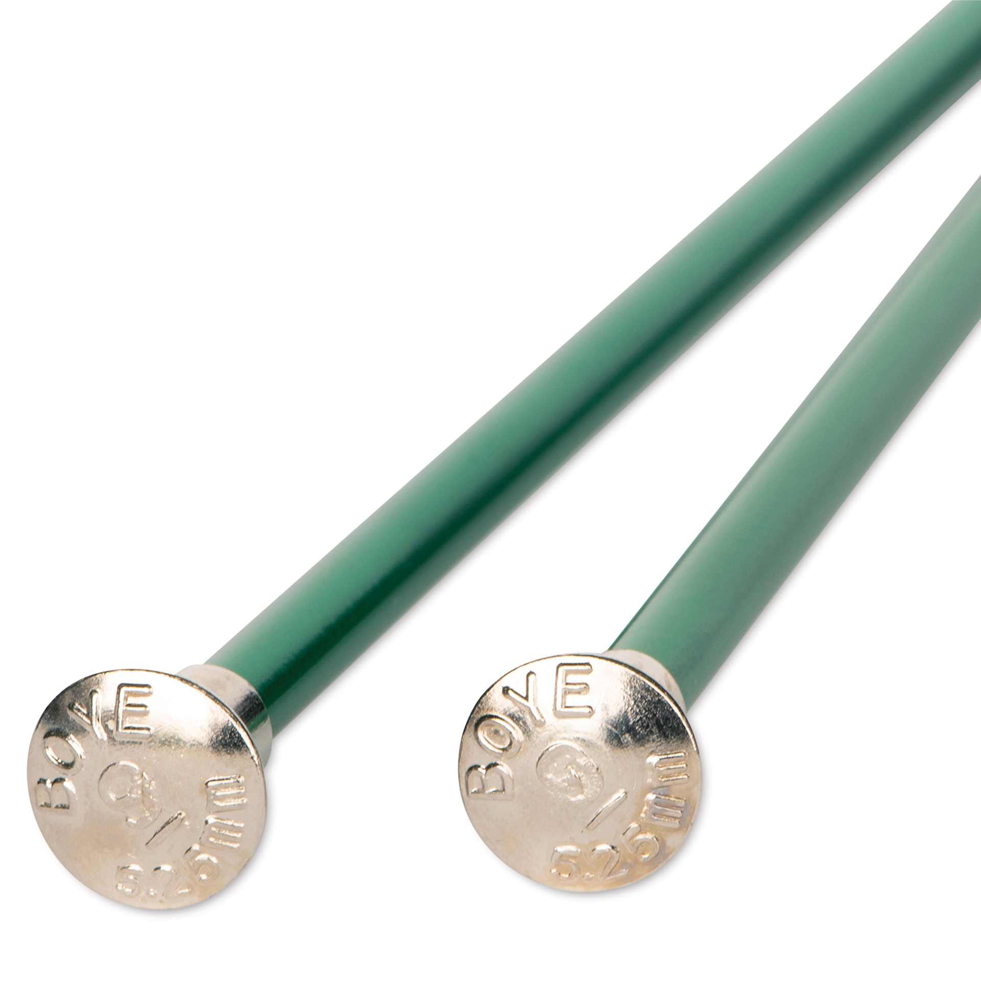 Boye Aluminum Knitting Needle - US 9 - close-up