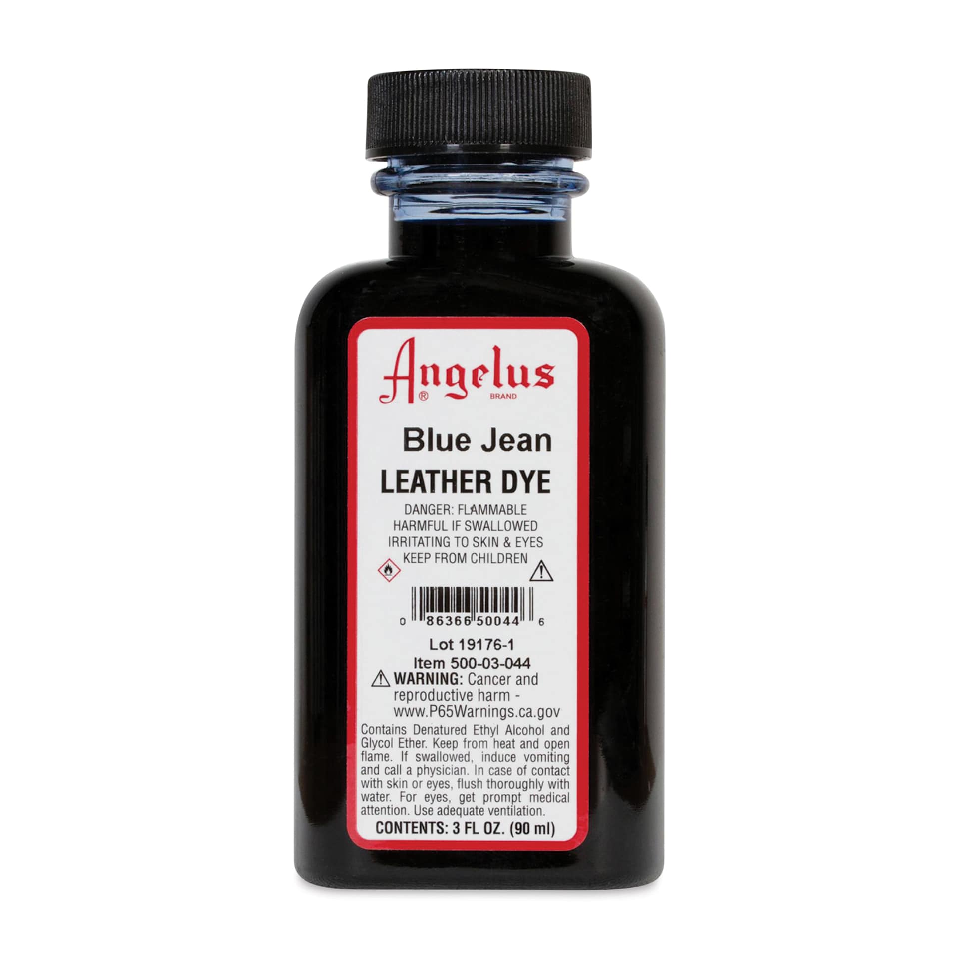 Angelus Leather Dye - Blue Jean, 3 oz, Bottle