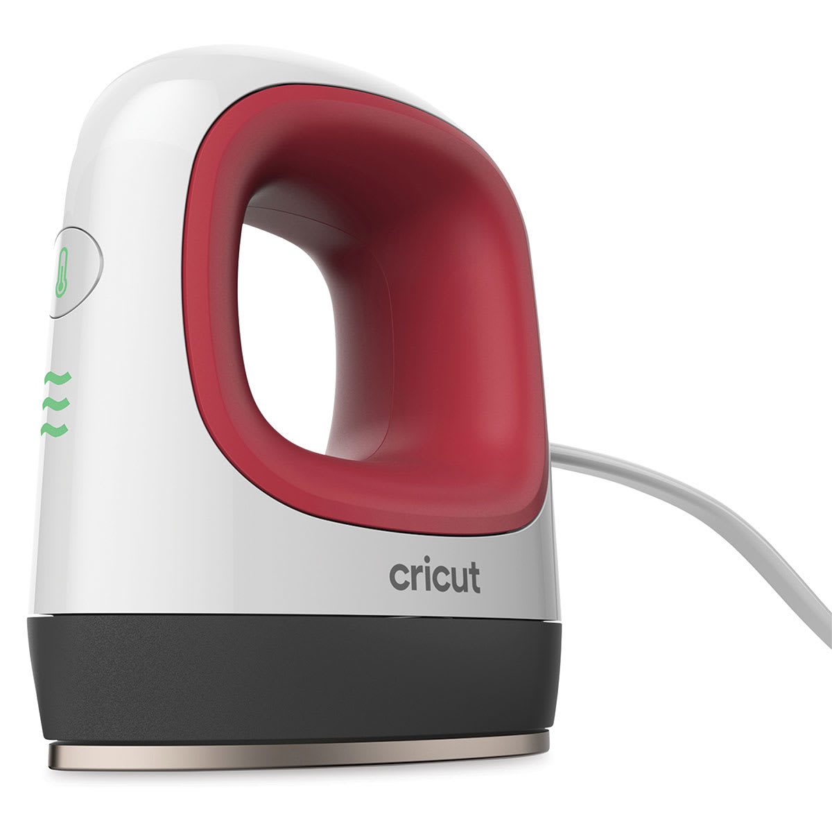 Cricut EasyPress Mini - Raspberry - front view, angled