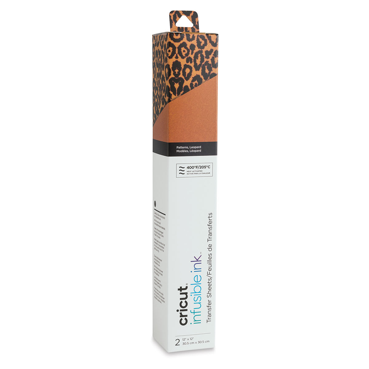 Cricut Infusible Ink Patterned Transfer Sheets - Leopard - front of packaging