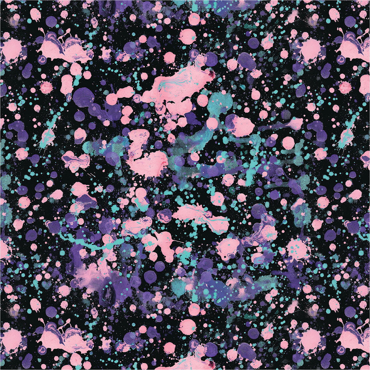 Cricut Infusible Ink Patterned Transfer Sheets - Splash, 12" x 12", 4 Sheets, Pink and Purple Splash