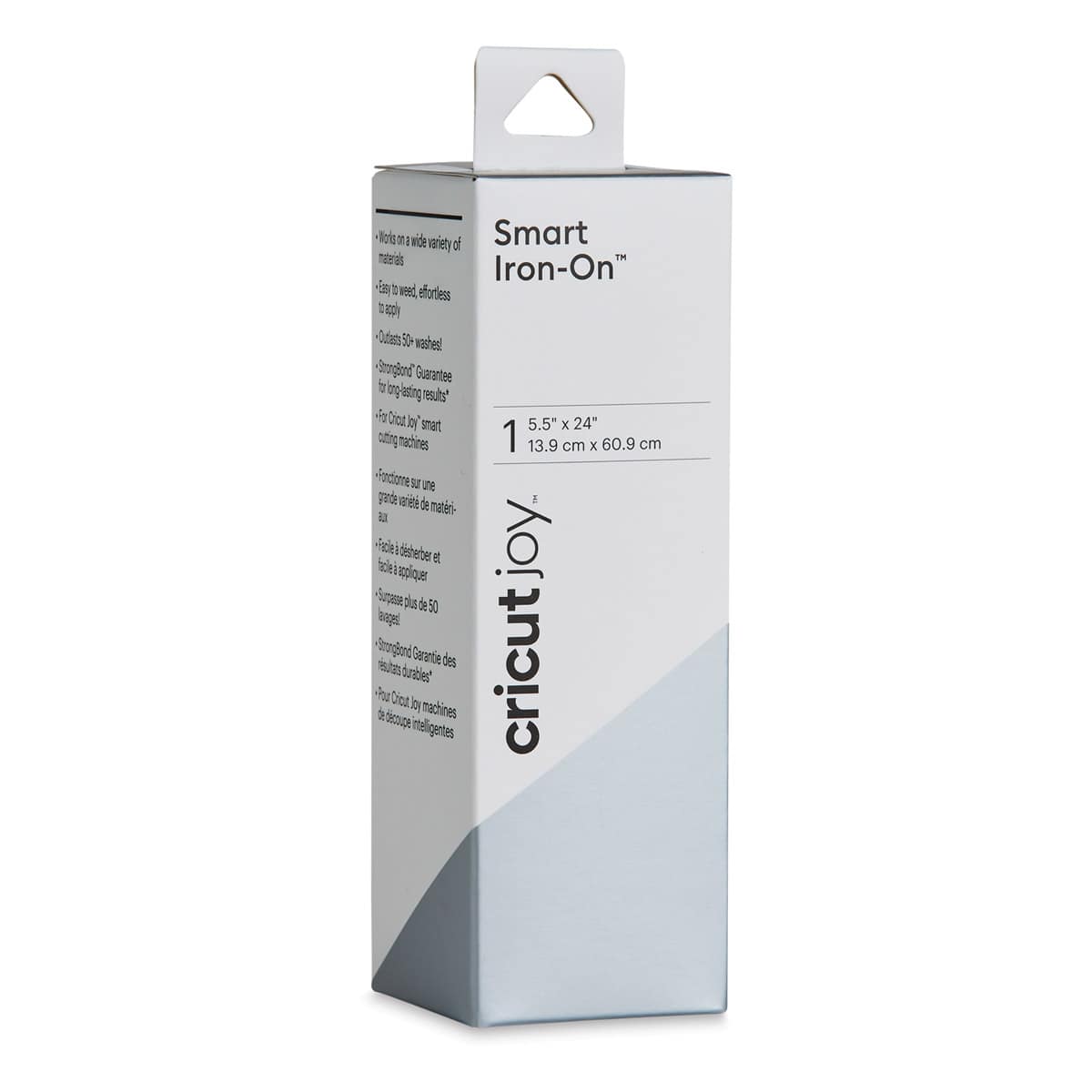 Cricut Joy Smart Iron-On - Silver, 5-1/2" x 24", Roll (In packaging)
