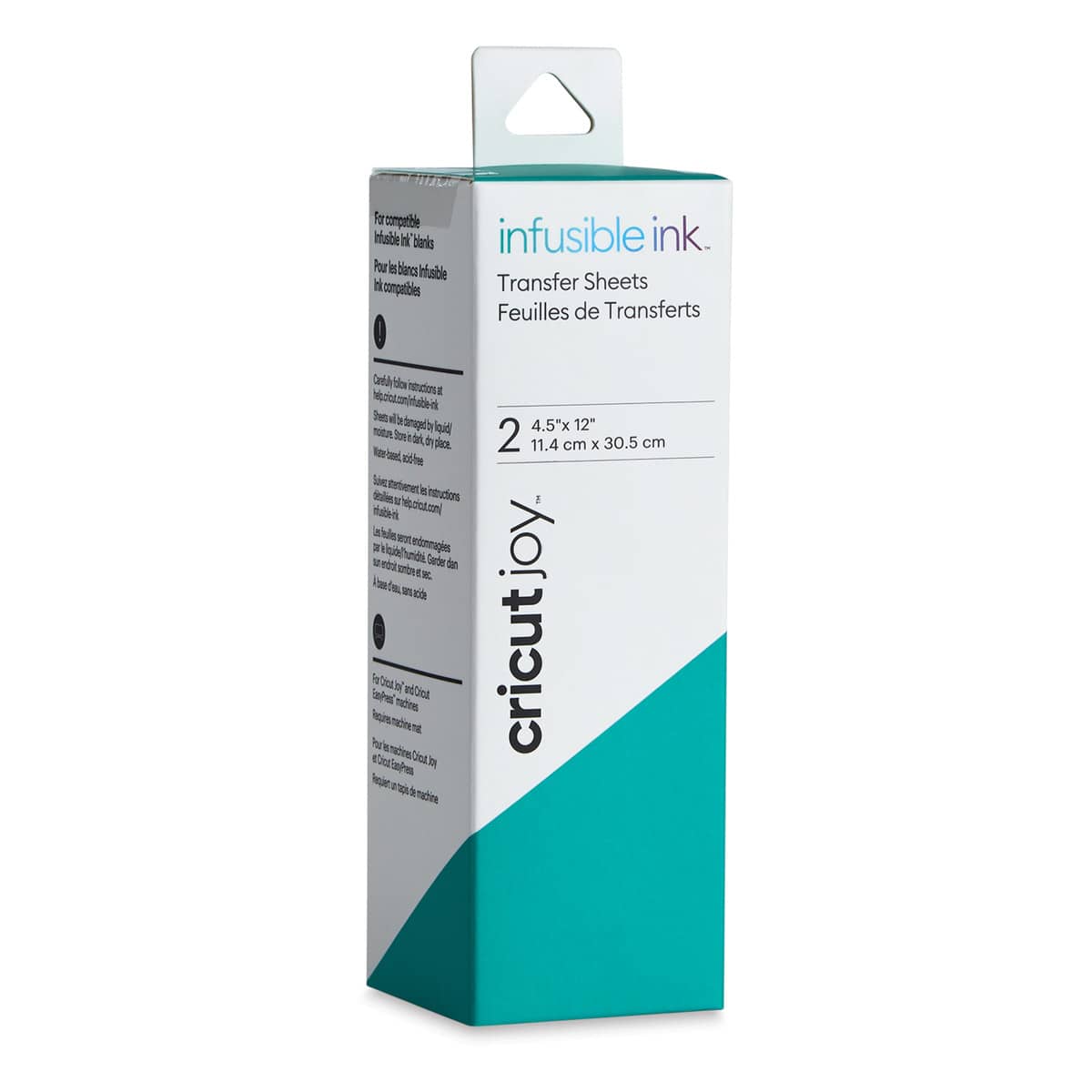Cricut Joy Infusible Ink Transfer Sheets - Bright Teal, 4-1/2" x 12", Package of 2 (In packaging)