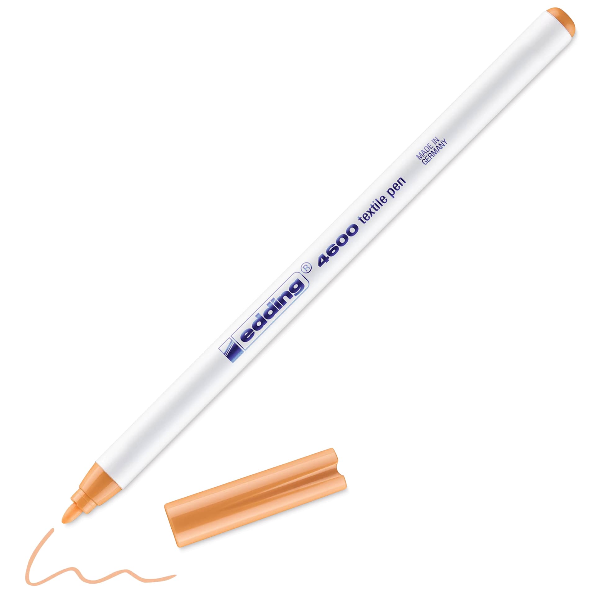 Edding 4600 Textile Pen - Light Orange
