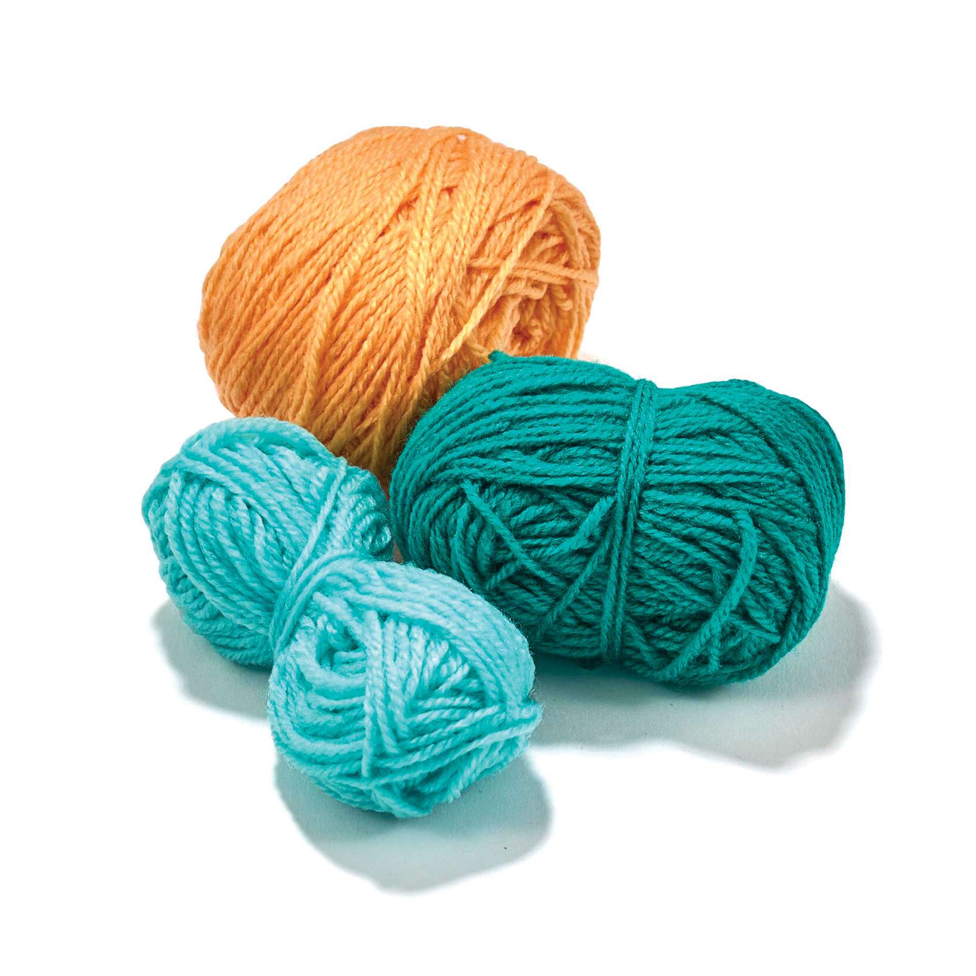 Bucilla Acrylic Yarn Amigurumi Crochet Kit - Tina the Turtle, yarn