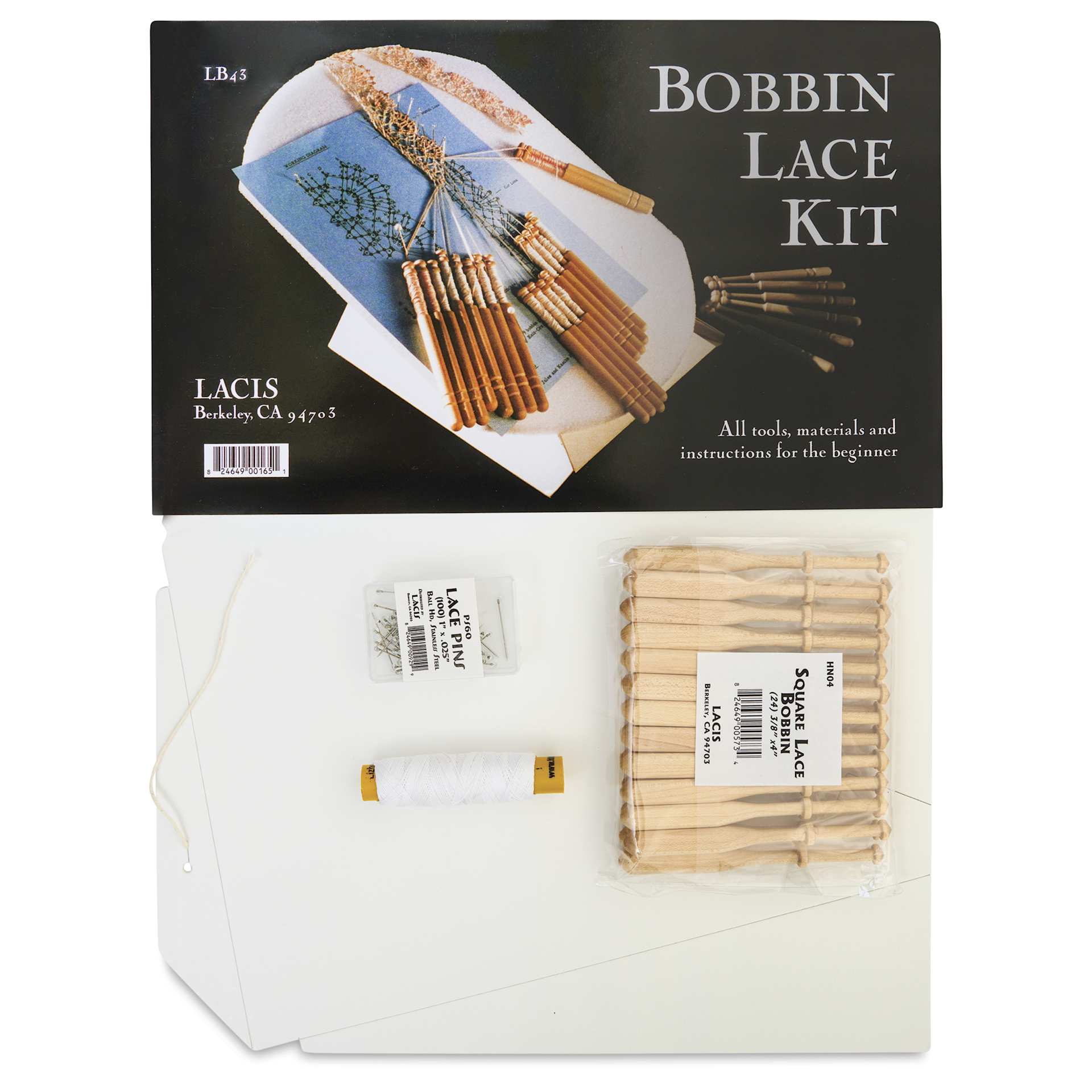 Lacis Bobbin Lace Kit - front of packaging