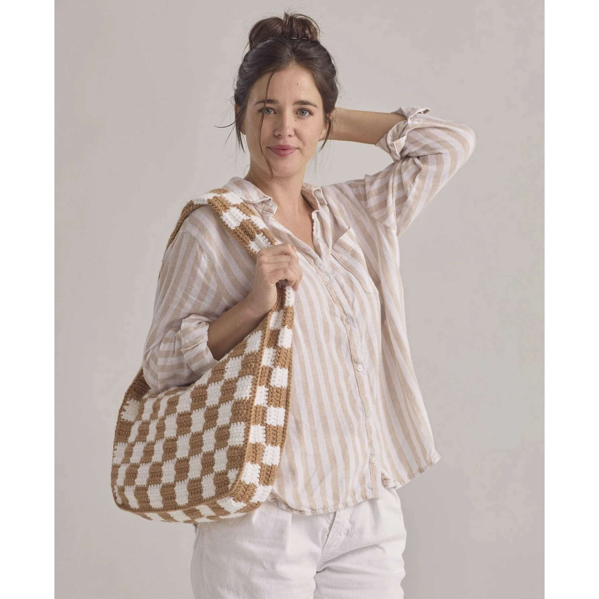 Premier Yarn Puzzle Solids Yarn - Patchwork Purse