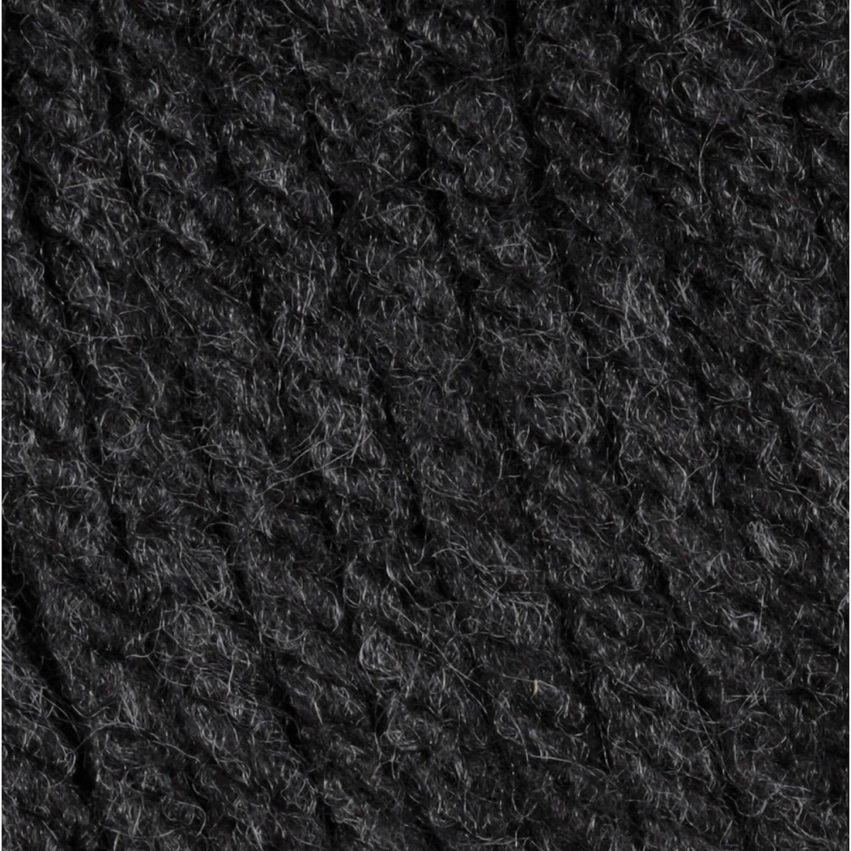 Caron One Pound Acrylic Yarn - 1 lb, 4-Ply, Dark Grey Mix, Close-up