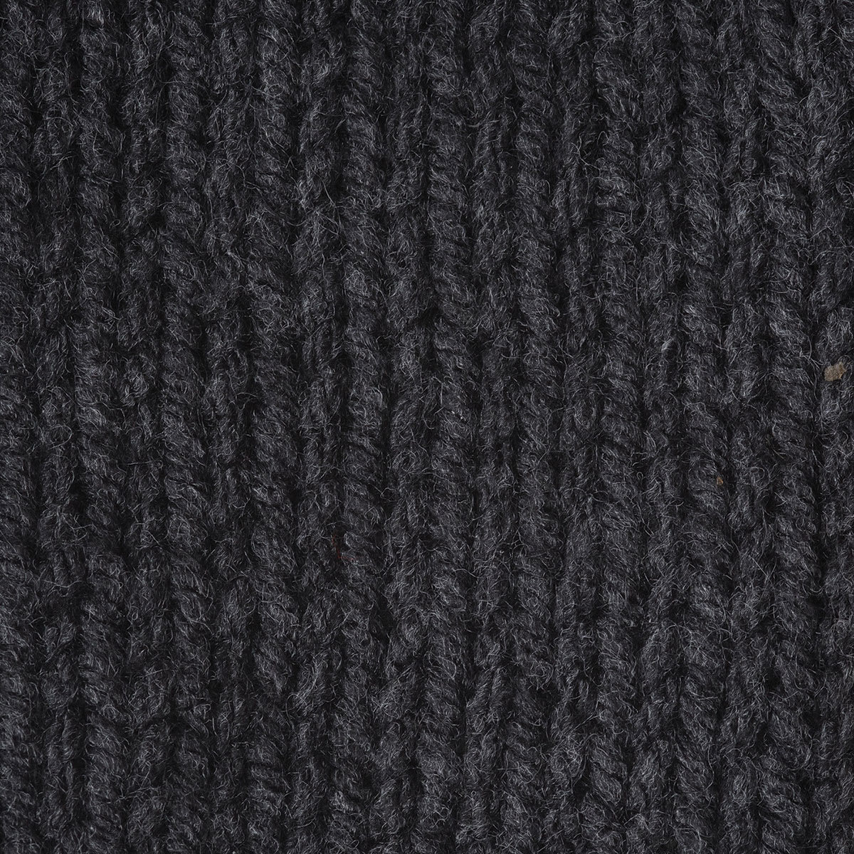 Caron One Pound Acrylic Yarn - 1 lb, 4-Ply, Dark Grey Mix, Knitted