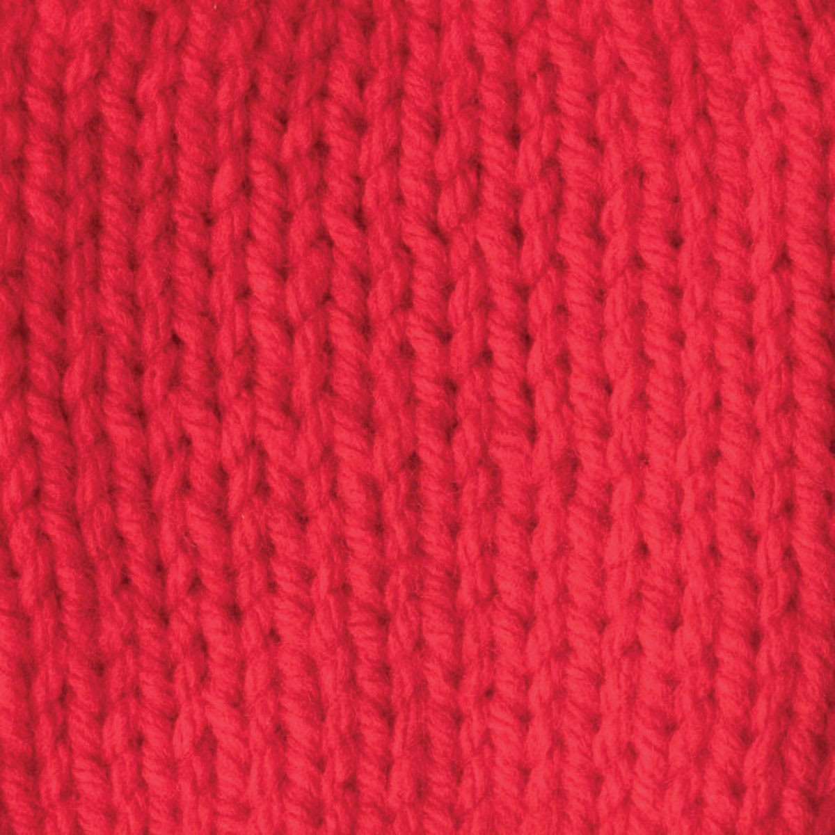 Caron One Pound Acrylic Yarn - 1 lb, 4-Ply, Scarlet, Knitted