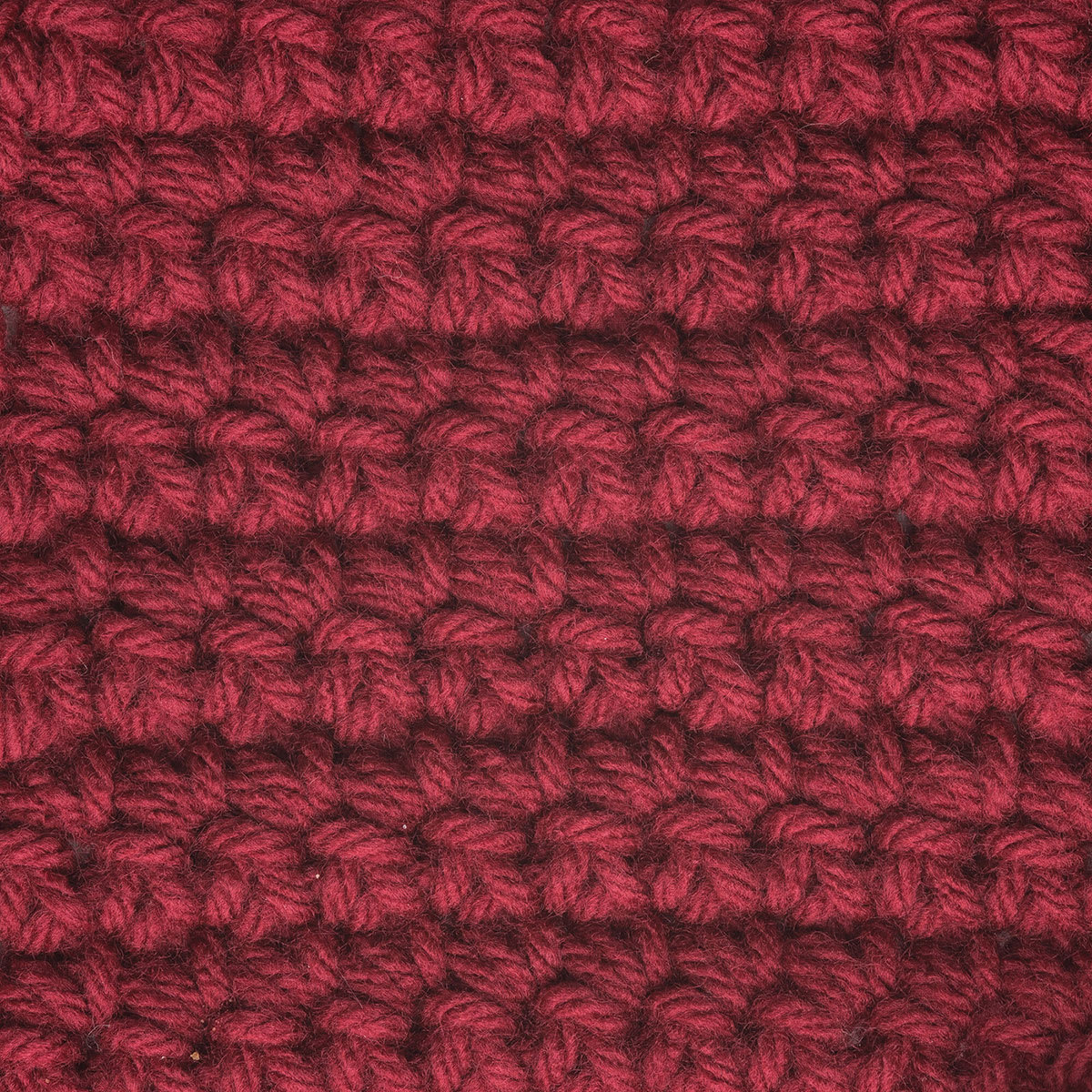 Caron One Pound Acrylic Yarn - 1 lb, 4-Ply, Claret, Crocheted