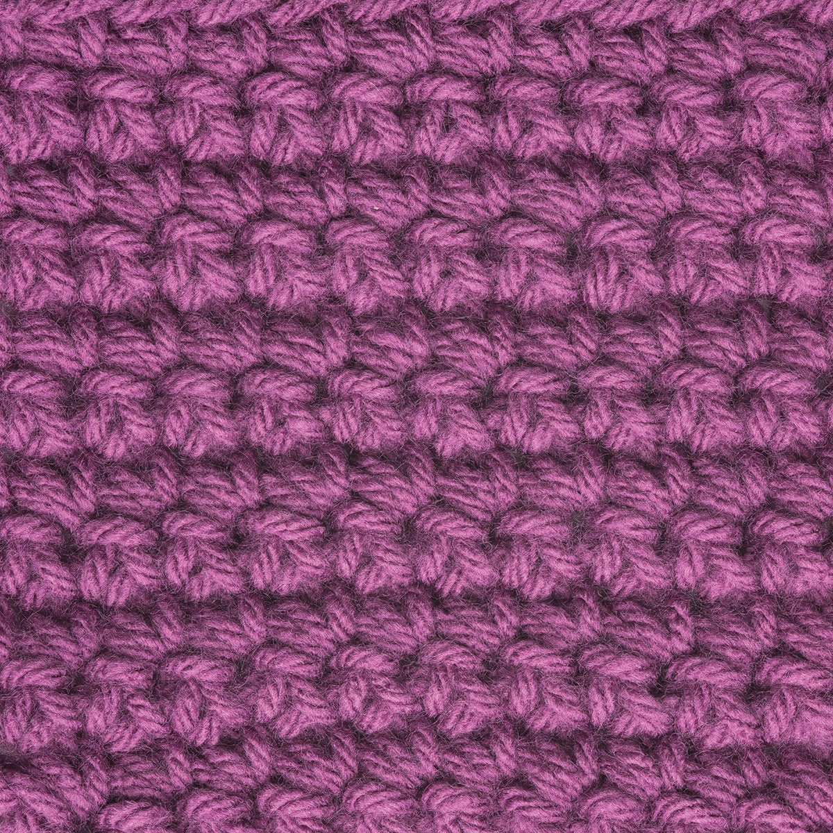 Caron One Pound Acrylic Yarn - 1 lb, 4-Ply, Purple, Crocheted
