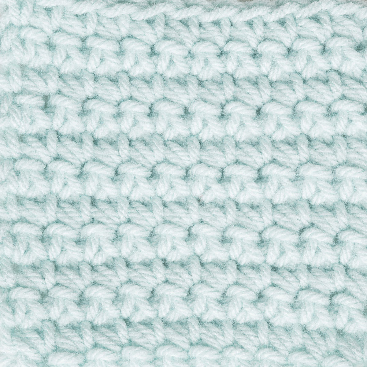 Caron One Pound Acrylic Yarn - 1 lb, 4-Ply, Pale Green, Crocheted