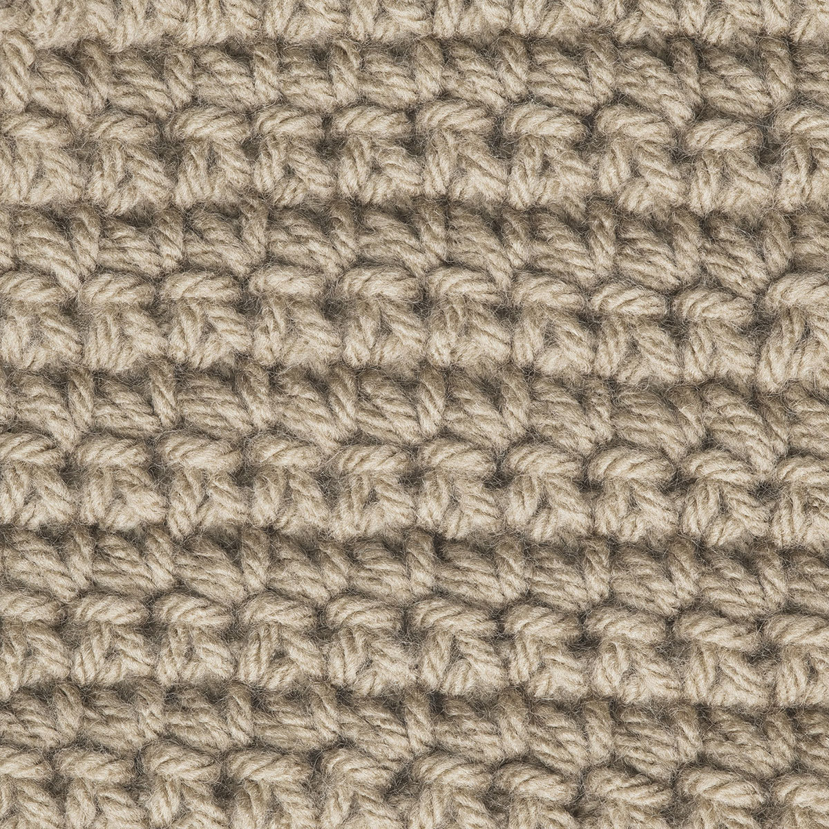 Caron One Pound Acrylic Yarn - 1 lb, 4-Ply, Taupe, Crocheted