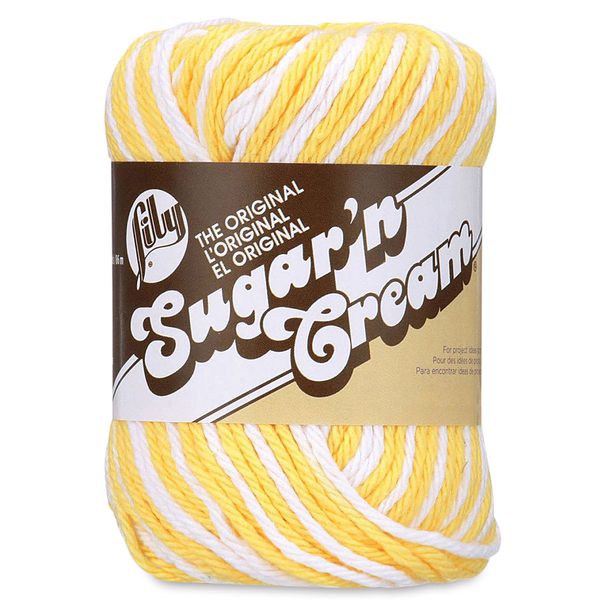 Lily Sugar N' Cream Yarn - 2 oz, 4-Ply, Daisy Ombre