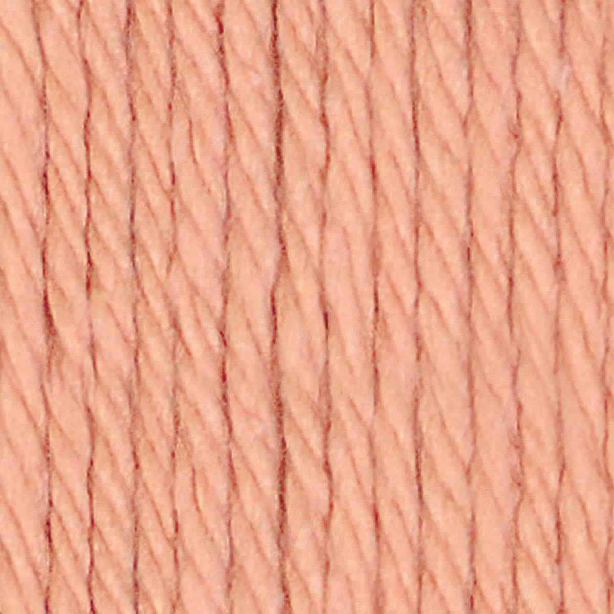 Lily Sugar N' Cream Yarn - 2.5 oz, 4-Ply, Tea Rose (Close-up of yarn)
