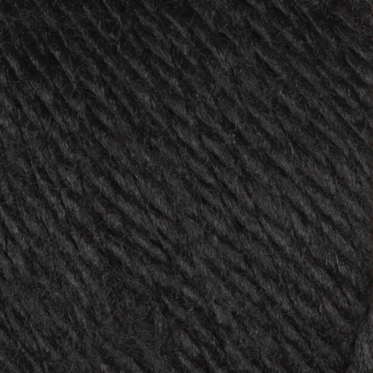 Caron Simply Soft Yarn - Black (Close-up of yarn)