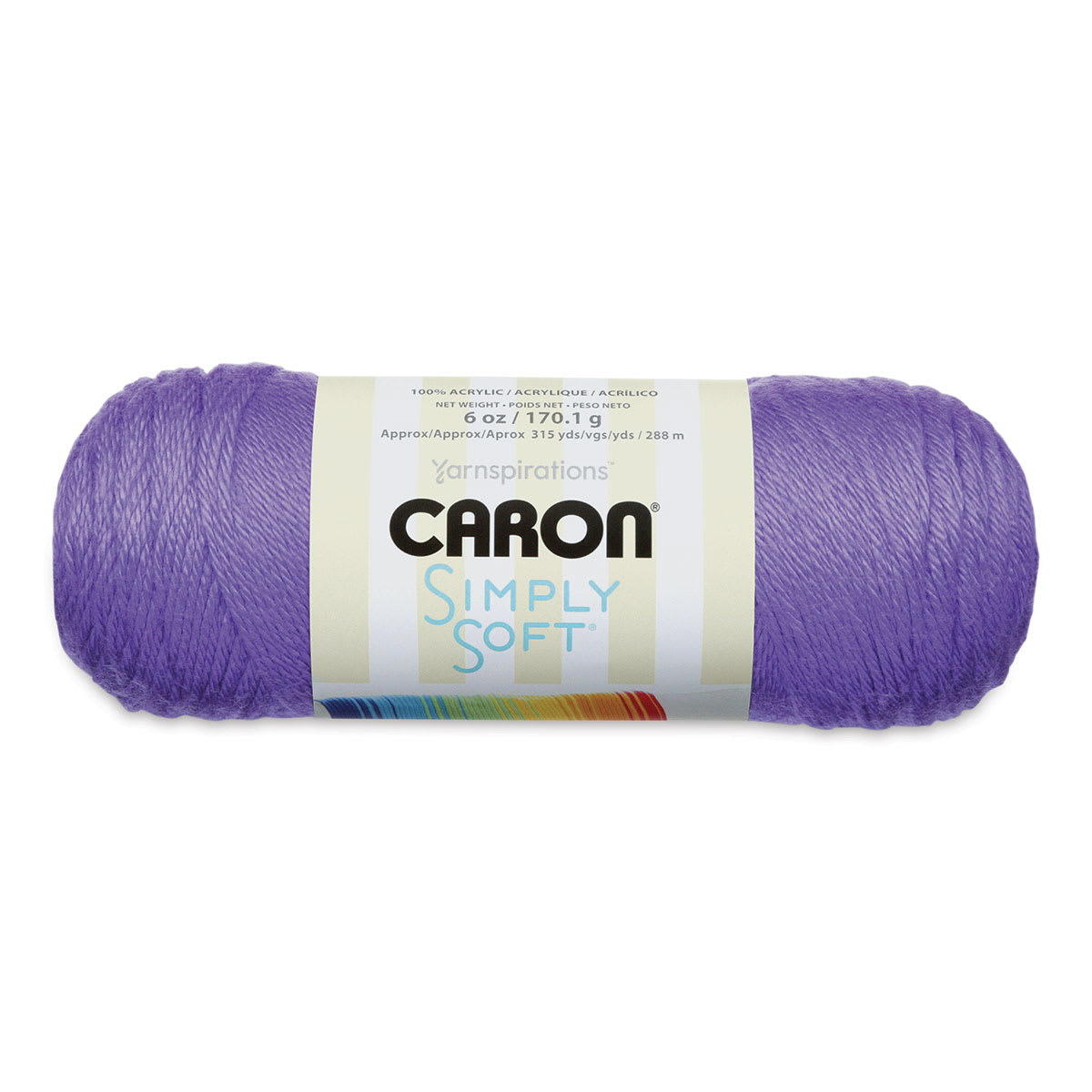 Caron Simply Soft Yarn - Grape
