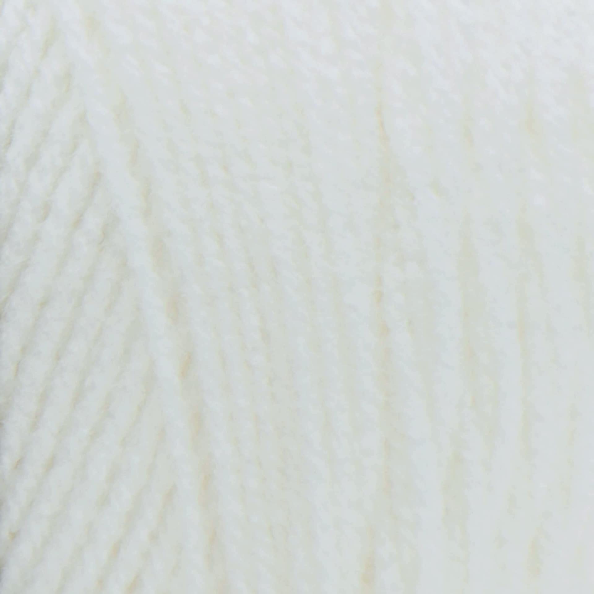 Red Heart Super Saver Yarn - Soft White, close-up