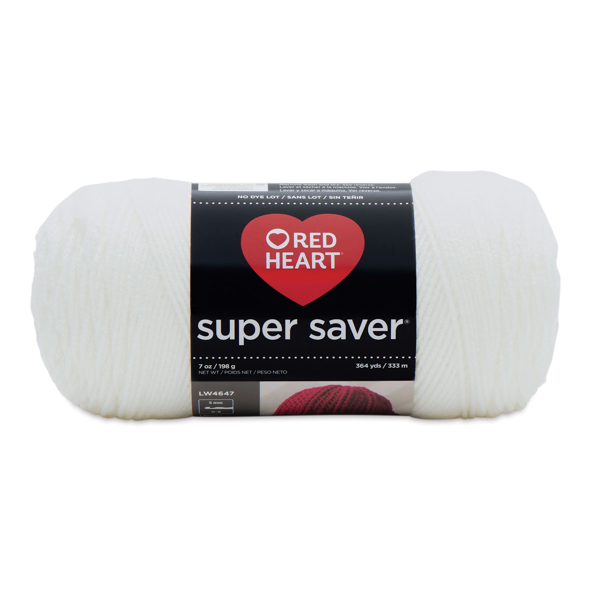 Red Heart Super Saver Yarn - Soft White, 364 yds