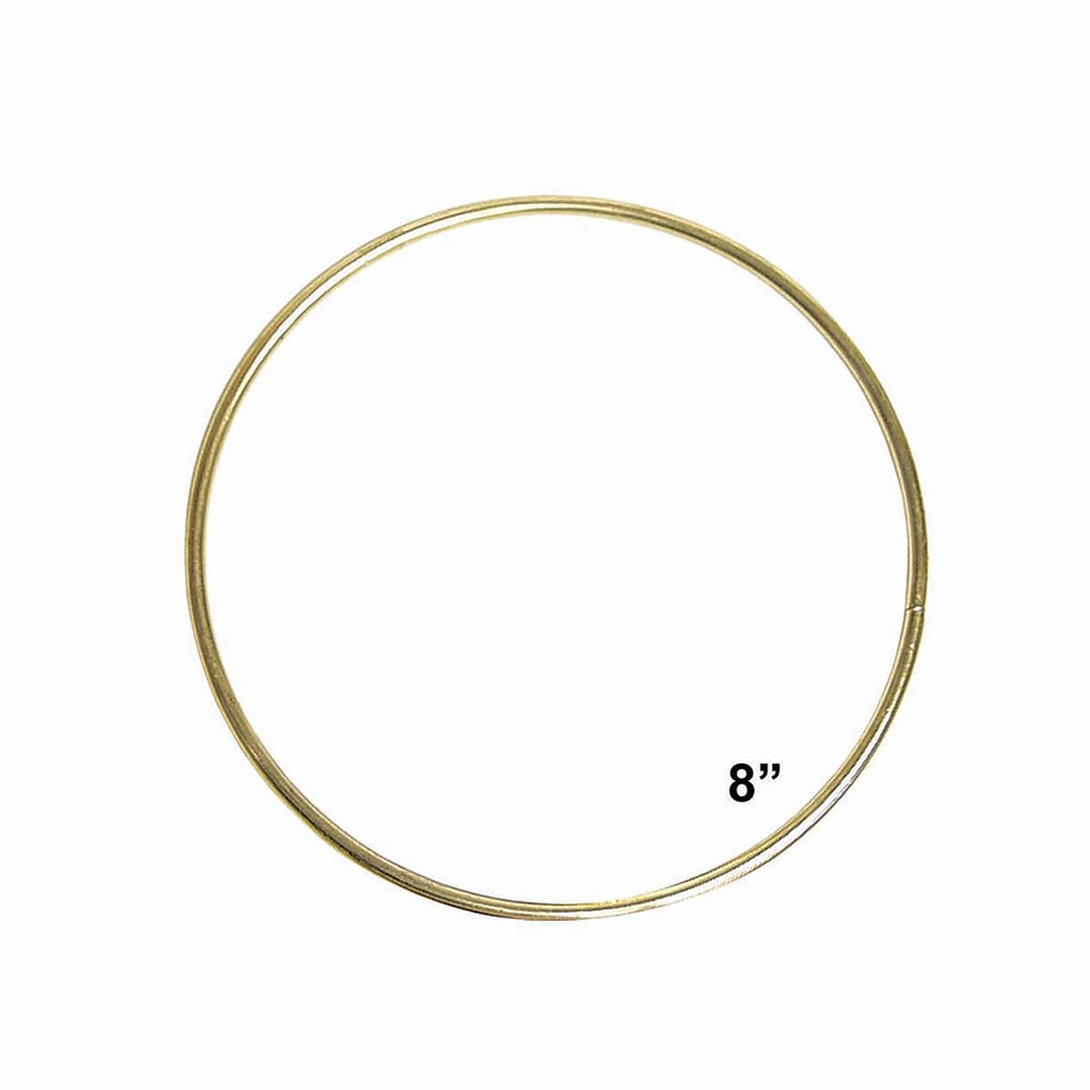Pepperell Brass Plated Macramé Ring - 8"
