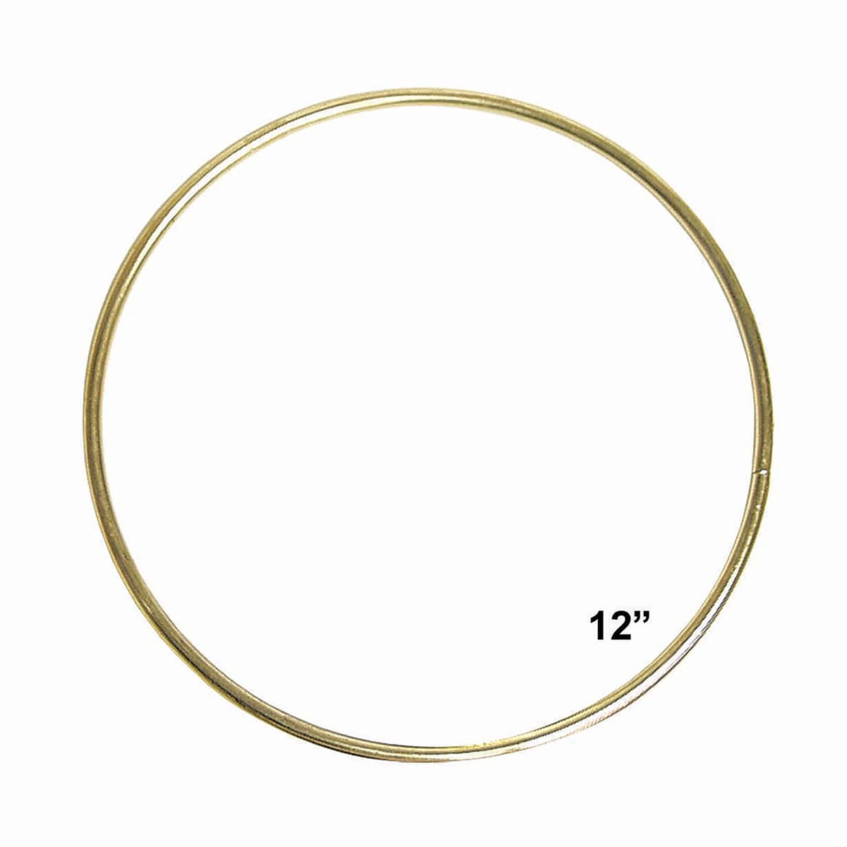 Pepperell Brass Plated Macramé Ring - 12"