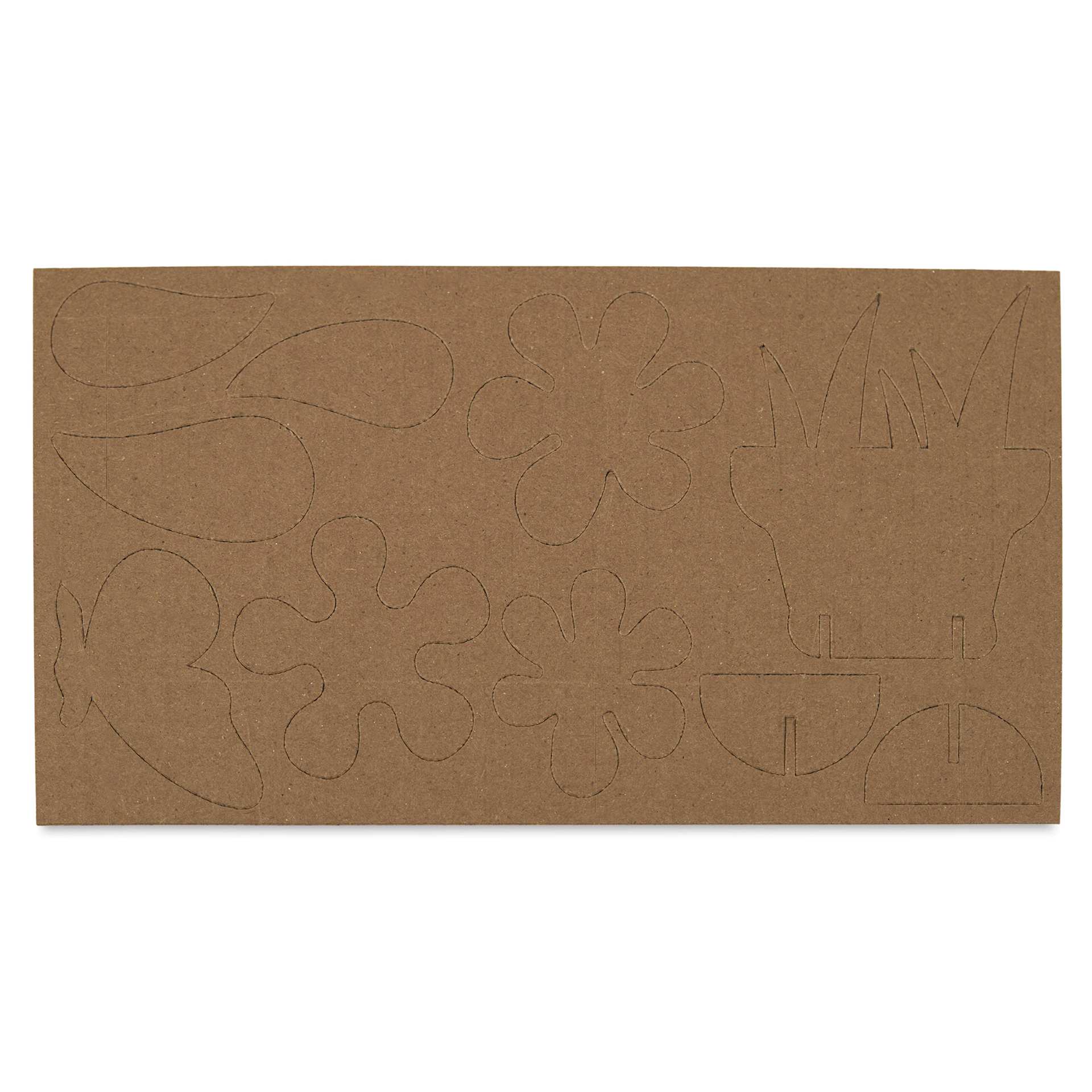 Roylco Flower Garden Sculpture Pack - cardboard rectangle