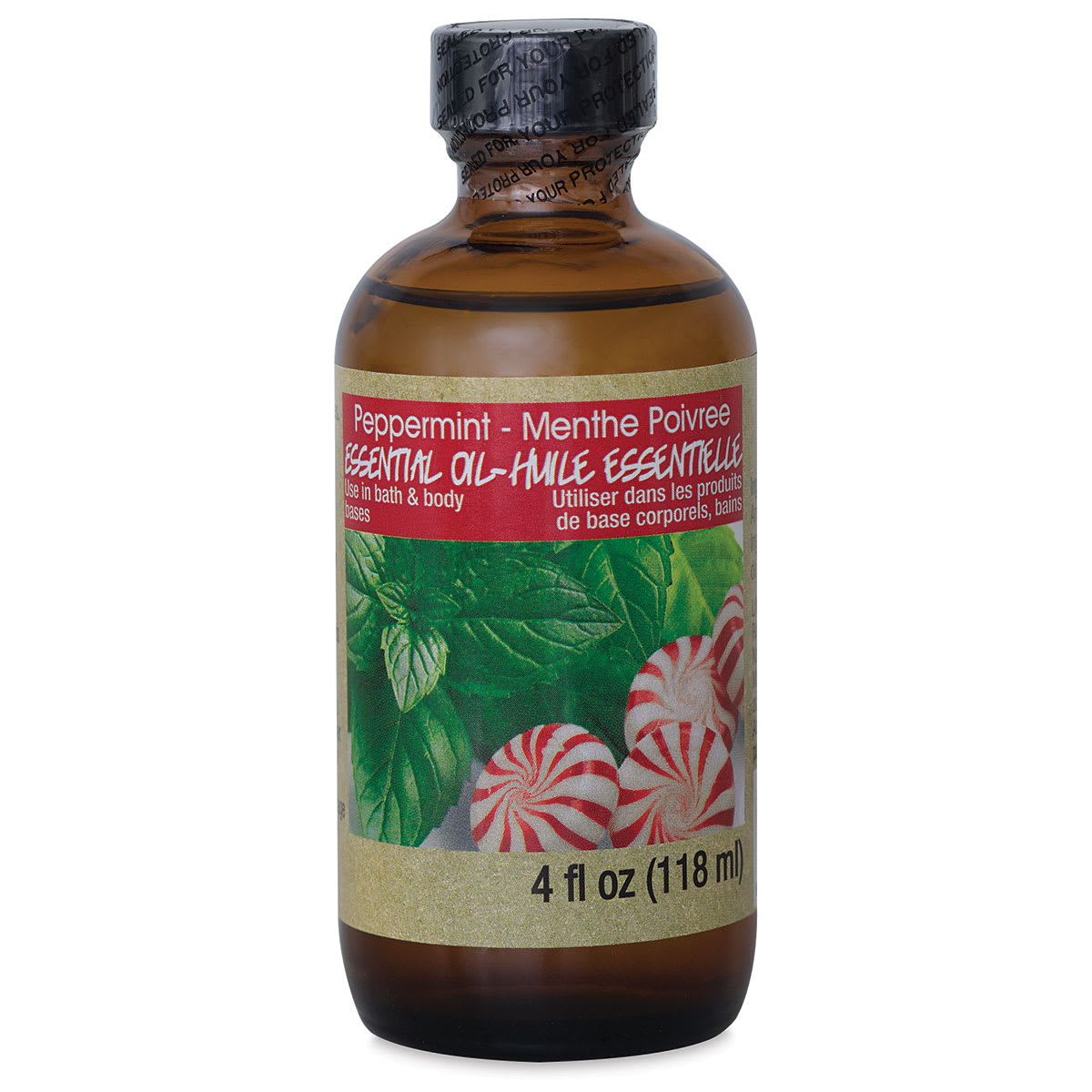 Life of the Party Essential Oils - Front of bottle of Peppermint Oil