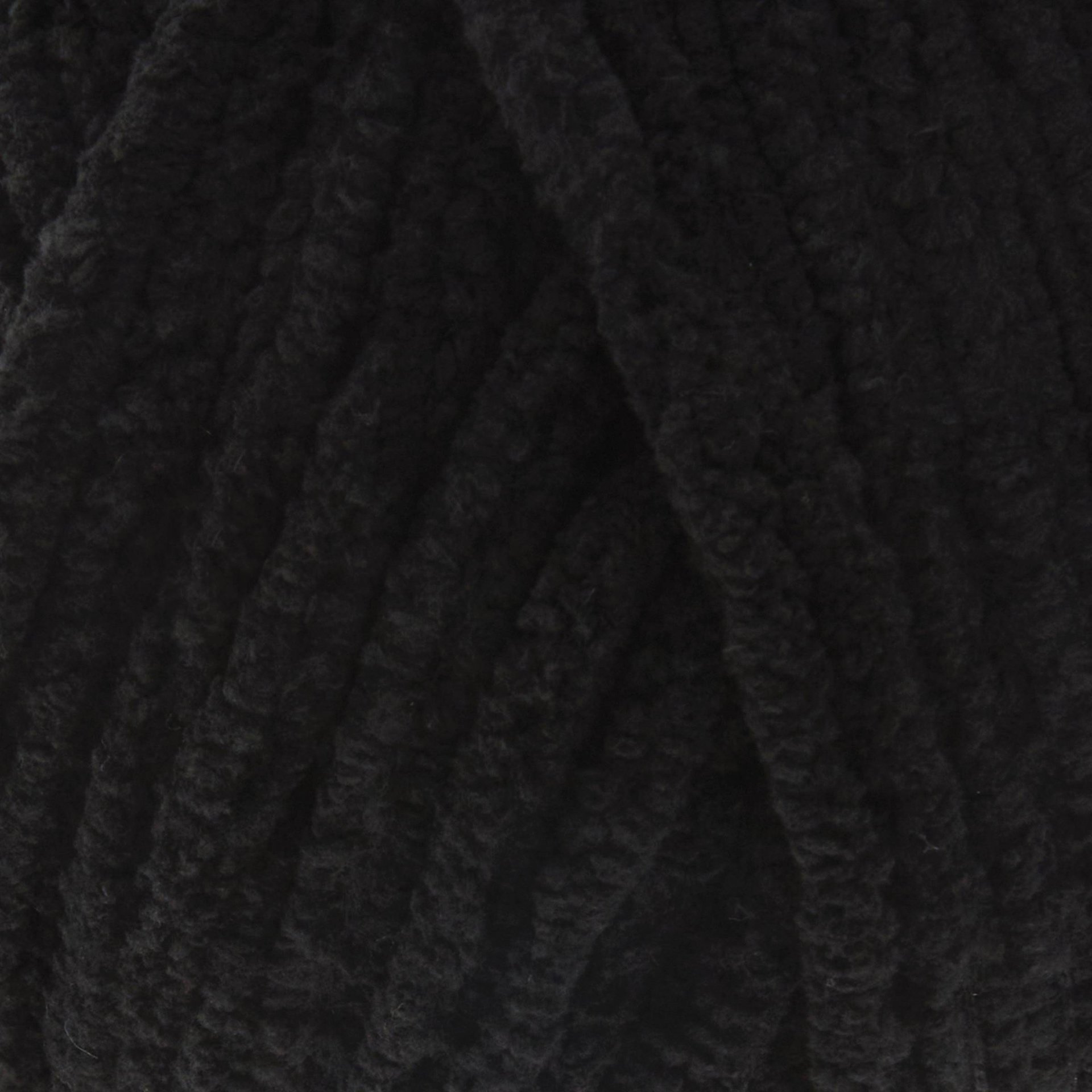 Premier Yarn Basix Chenille Brights Yarn - Black close-up