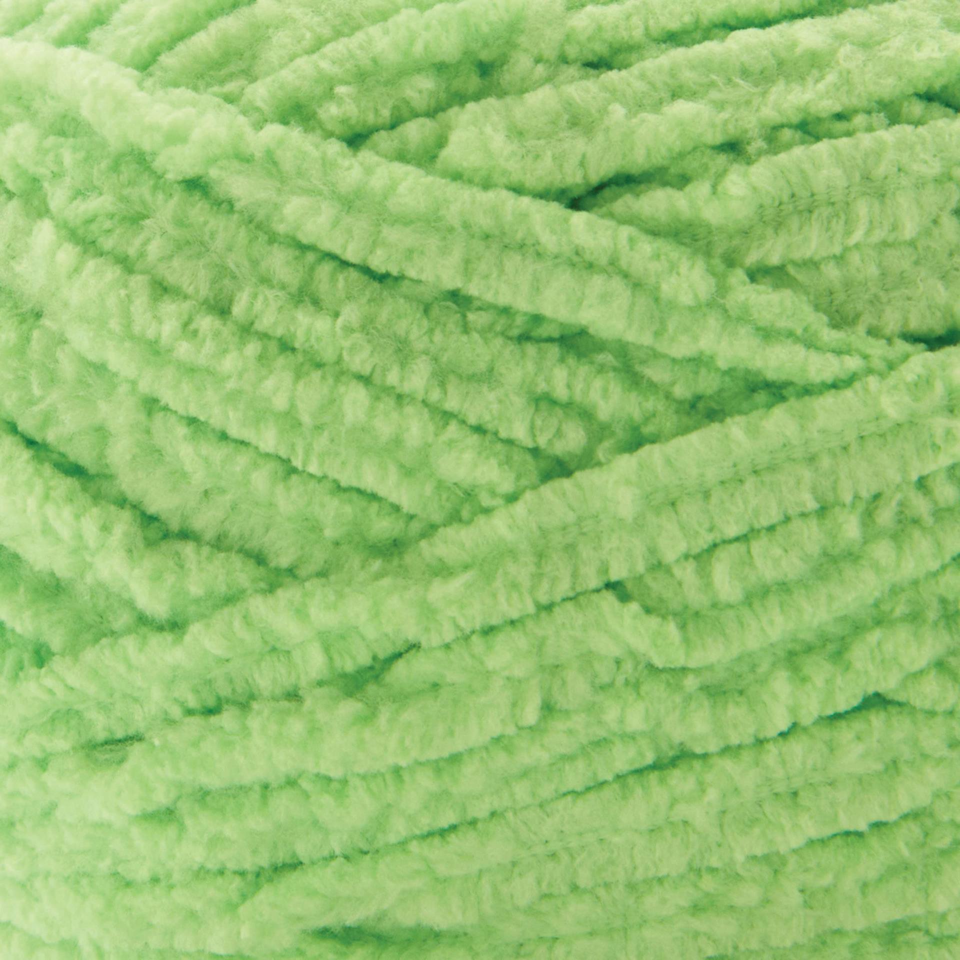Premier Yarn Basix Chenille Brights Yarn - Kiwi close-up